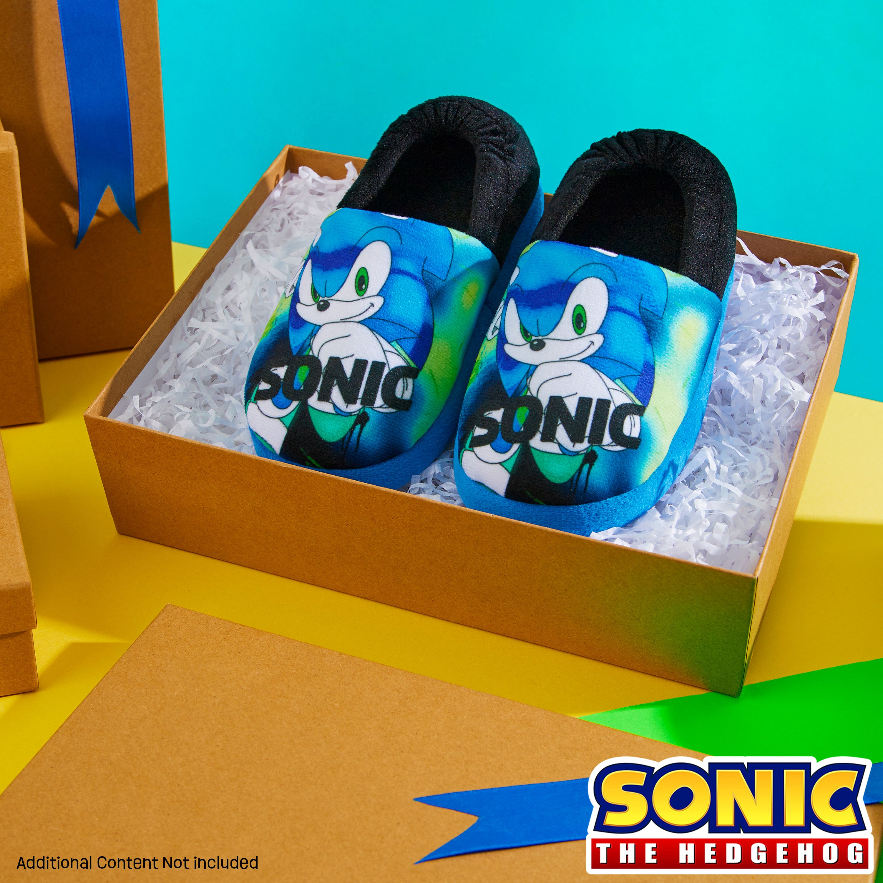 sonic-chaussons-gar-on-3d-chauds-antid-rapants-taille-30 image 2
