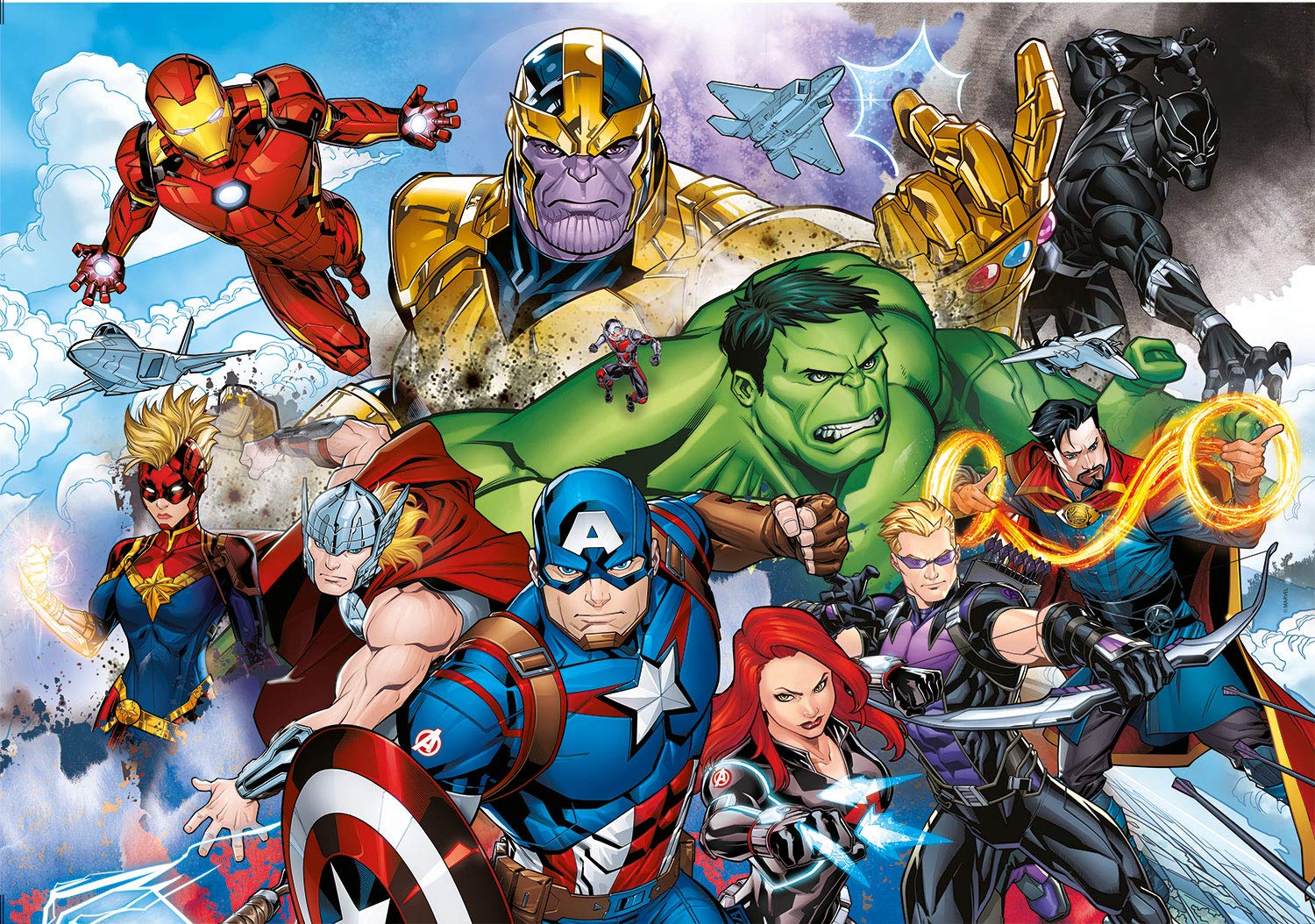 clementoni-avengers-puzzle-enfant-104-pi-ces-supercolor-6-8-ans image 2
