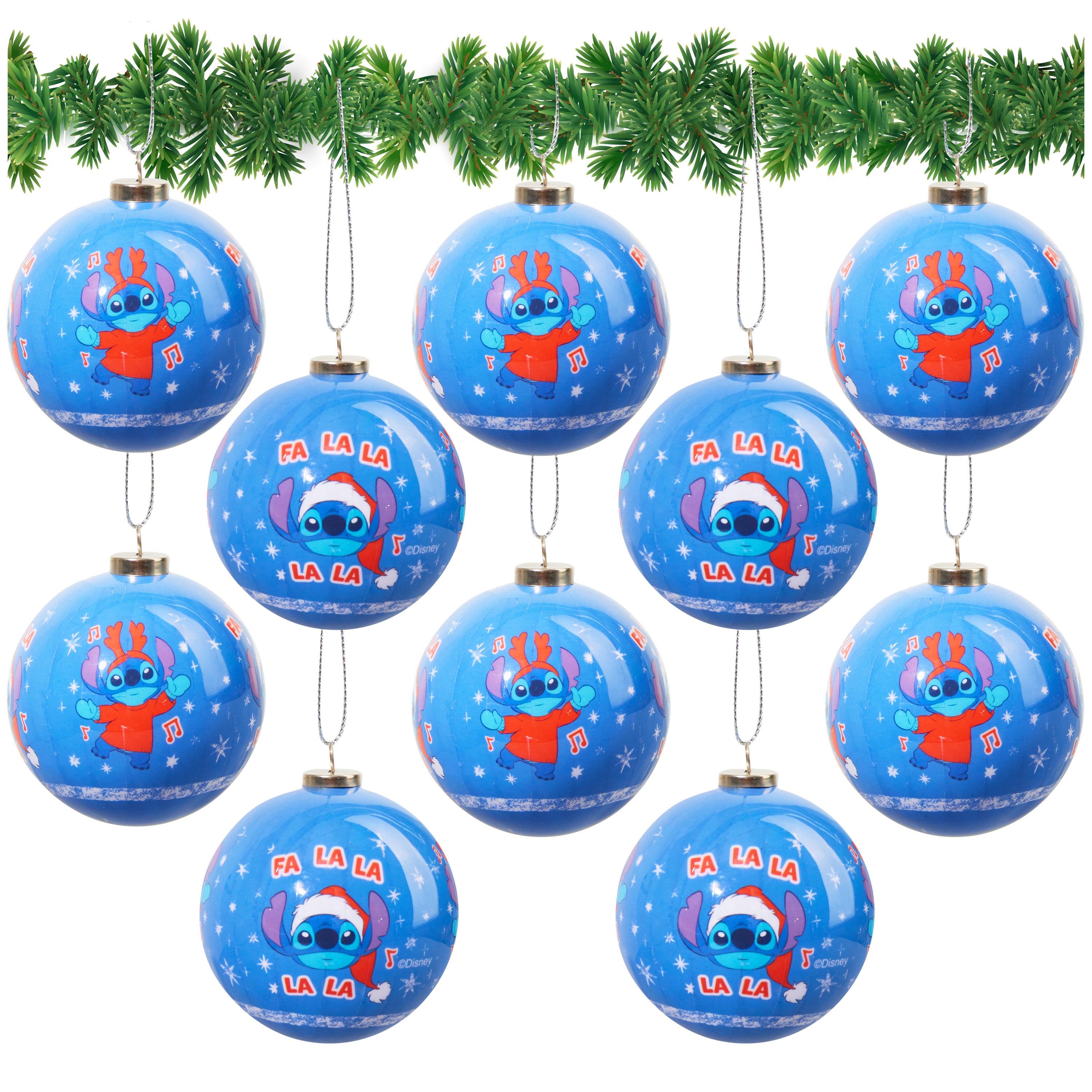 disney-stitch-boules-no-l-sapin-lot-10-d-co image 1
