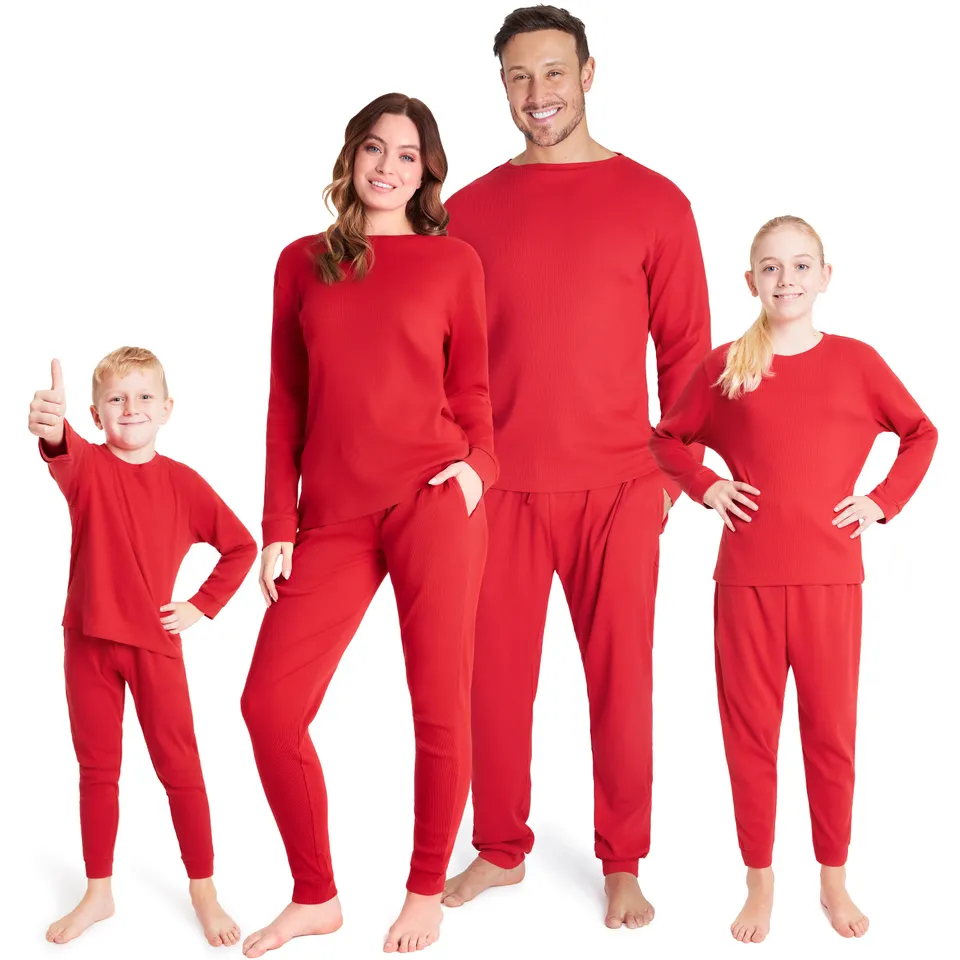 citycomfort-pyjama-enfant-coton-long-c-tel-marine-assorti image 1