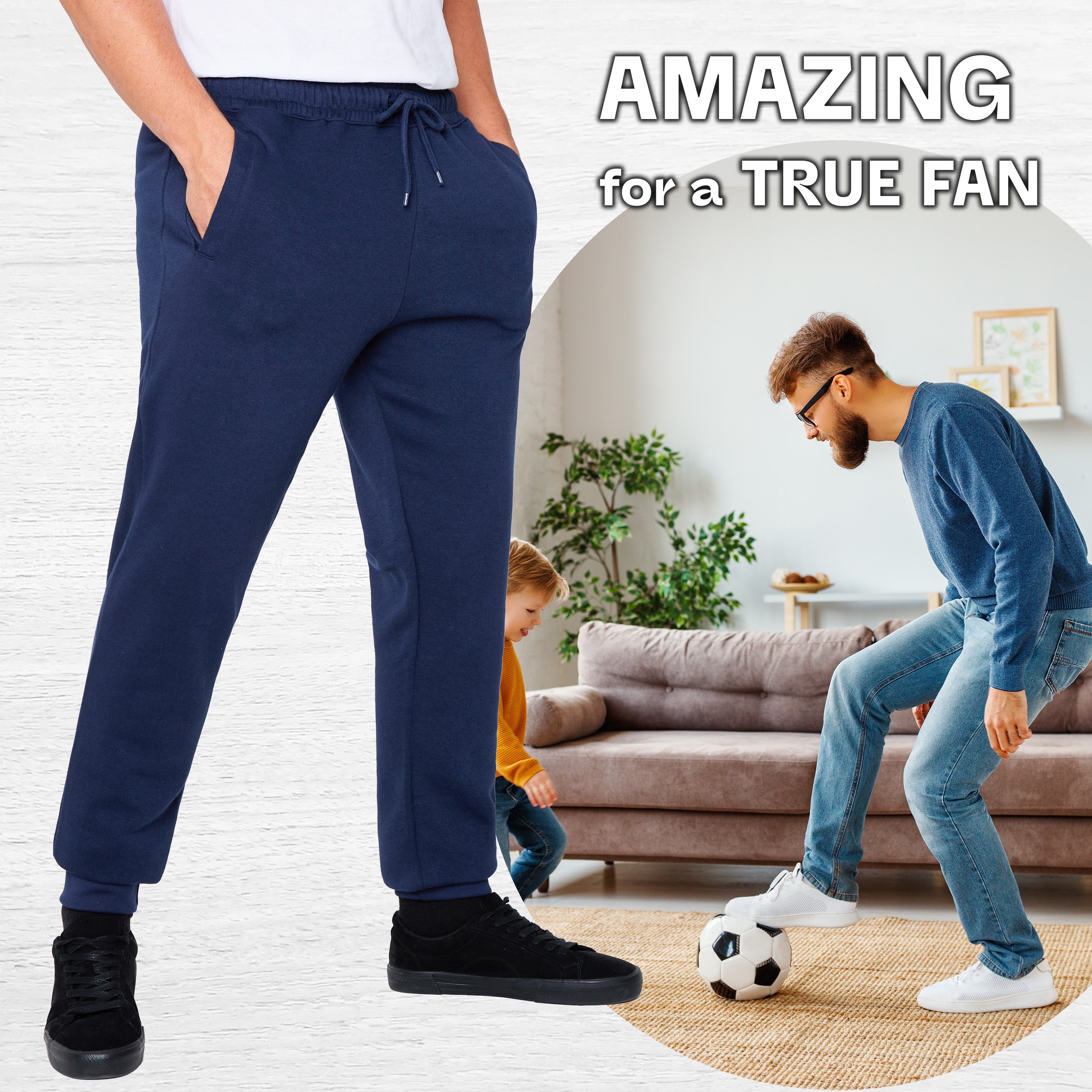 chelsea-jogging-homme-molleton-poches-logo-officiel image 2