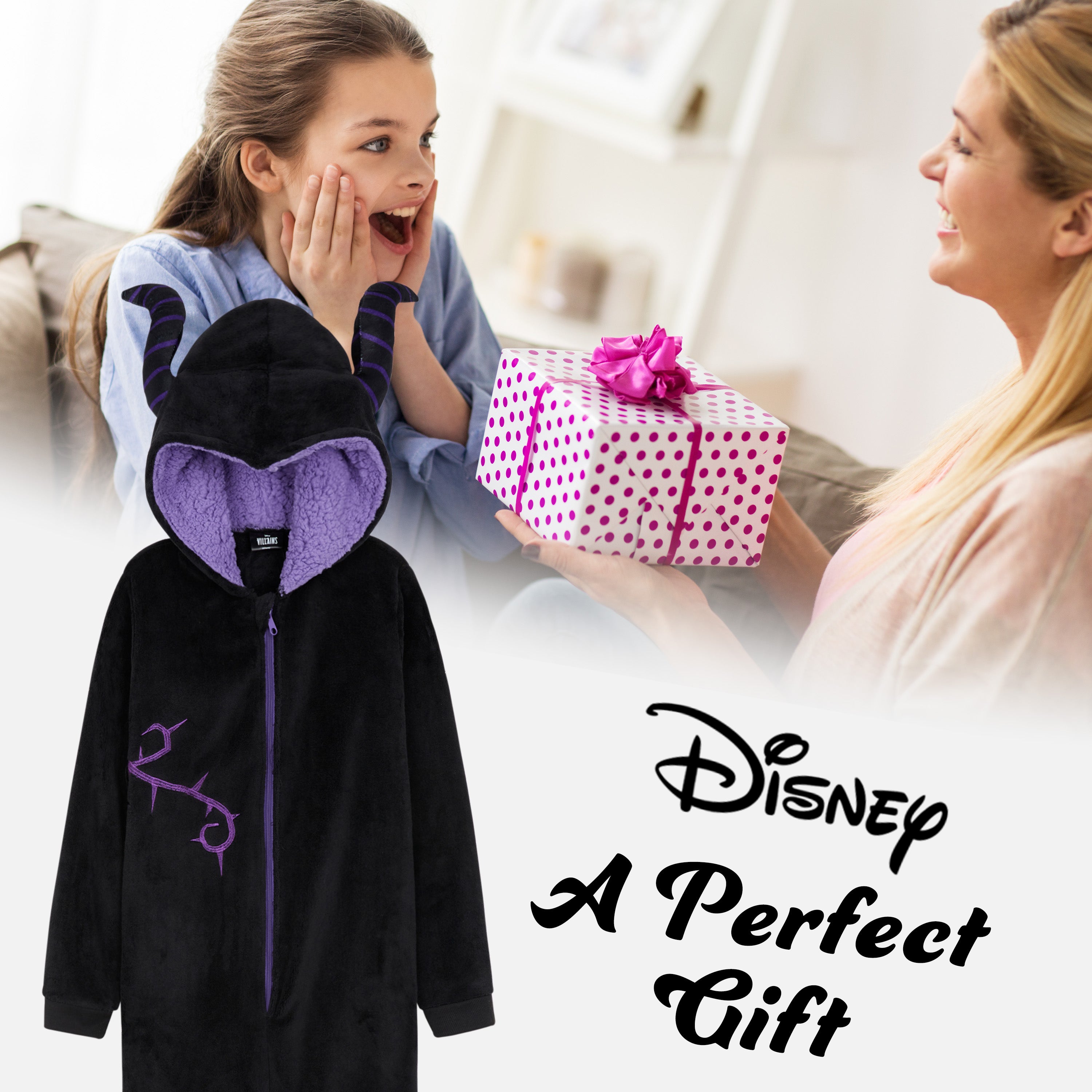 get-trend-disney-maleficent-combinaison-fille-9-10-ans-polaire image 2