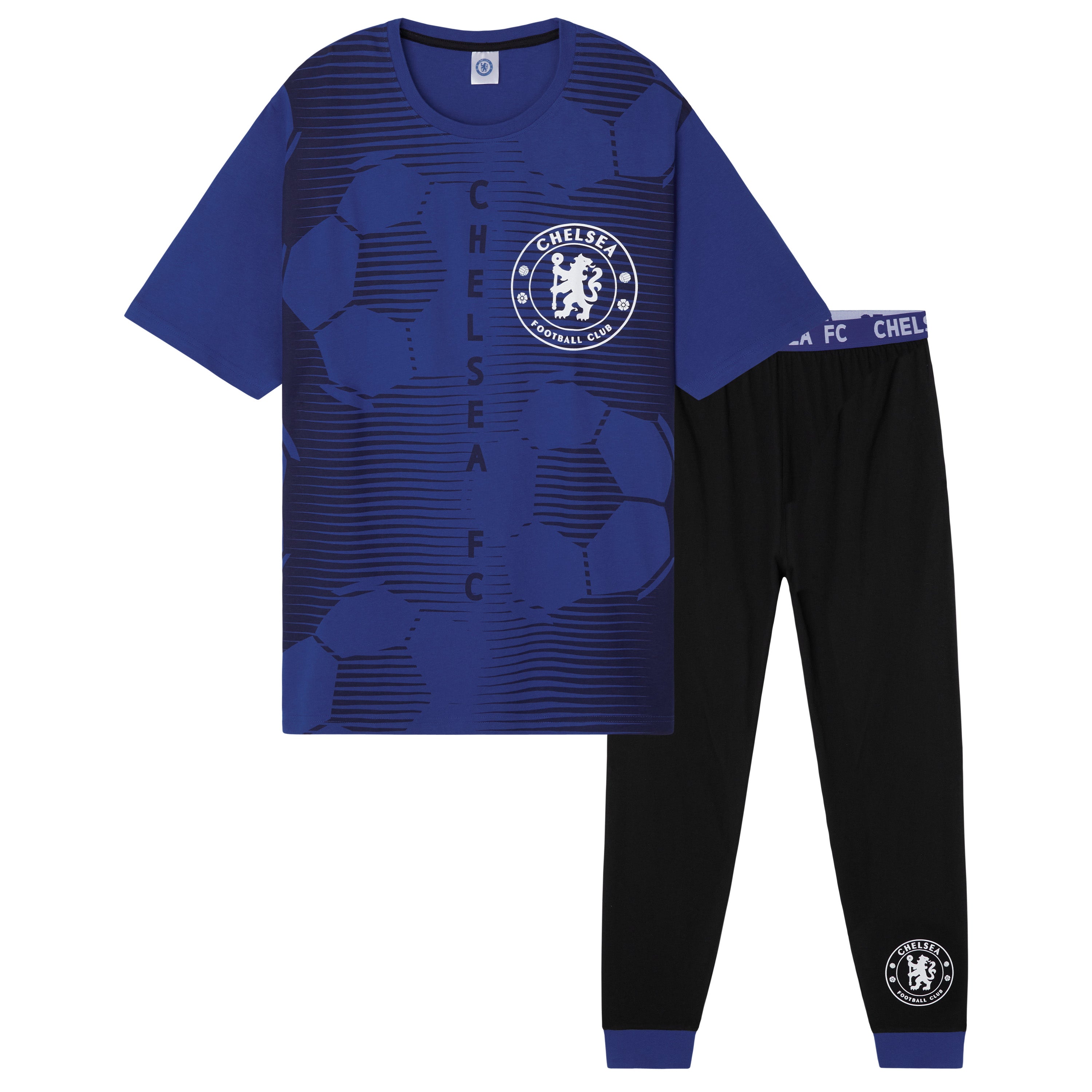 chelsea-ensemble-pyjama-homme-coton-bleu-pantalon-long image 5