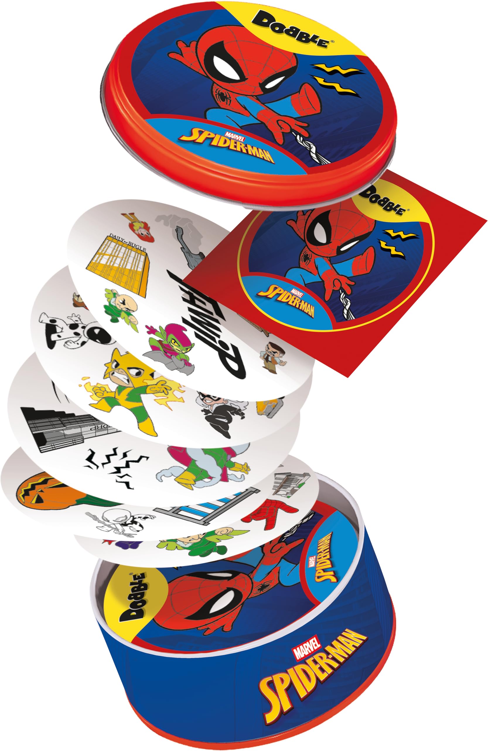 marvel-dobble-spiderman-jeu-cartes-55-cartes-6-ans image 4