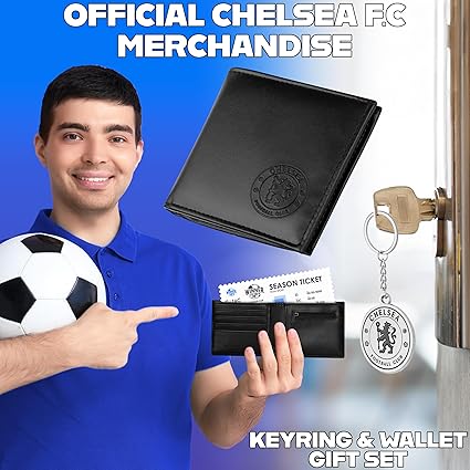 chelsea-fc-portefeuille-homme-bifold-porte-cl-s-cusson image 3