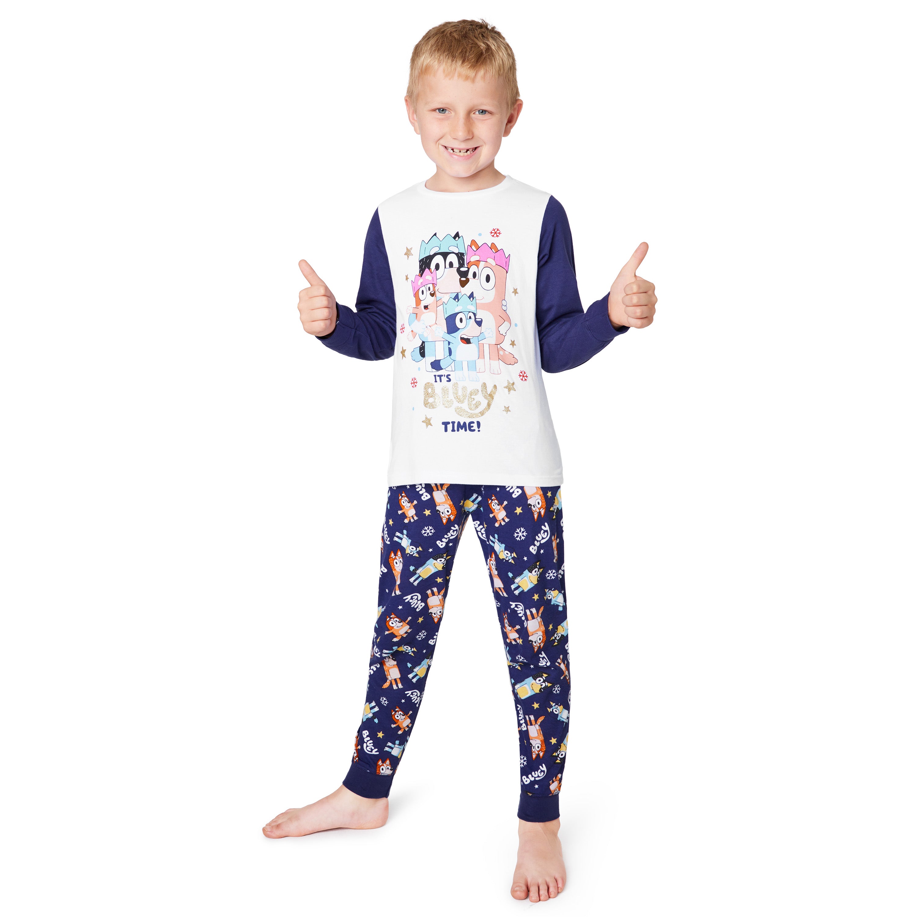 bluey-pyjama-no-l-assorti-enfant-coton-manche-longue-famille image 1