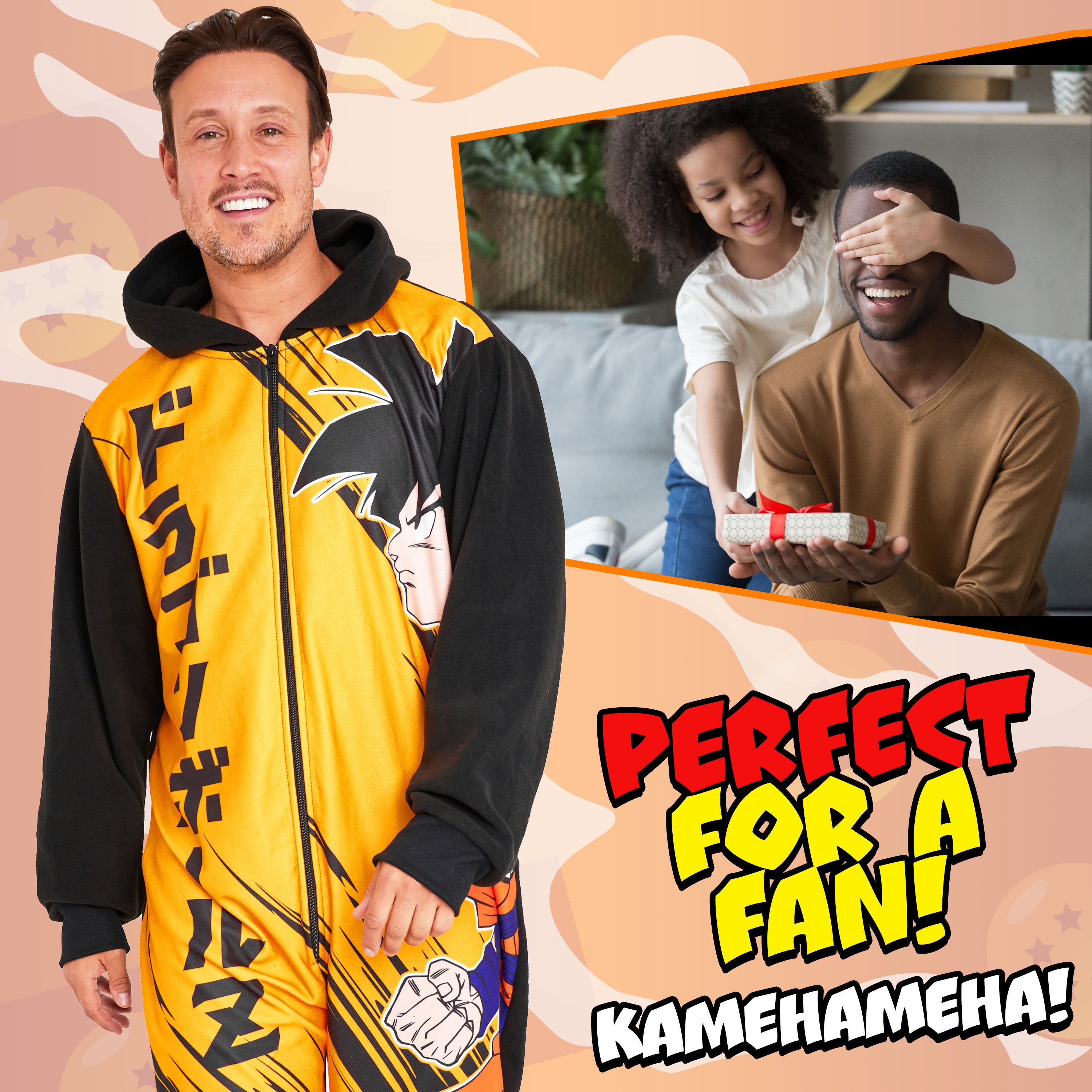 dragon-ball-z-combinaison-pilou-homme-capuche image 2