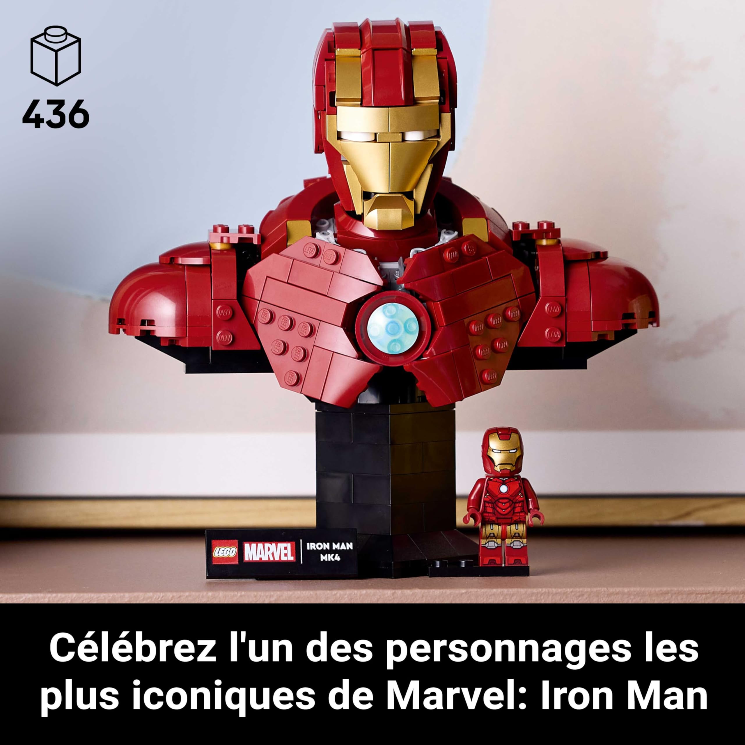 lego-marvel-76327-buste-iron-man-mk4-maquette-adulte image 2