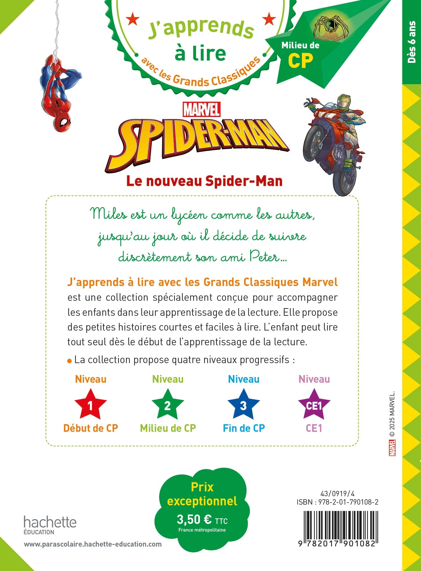 marvel-le-nouveau-spider-man-livre-cp-niveau-2 image 2