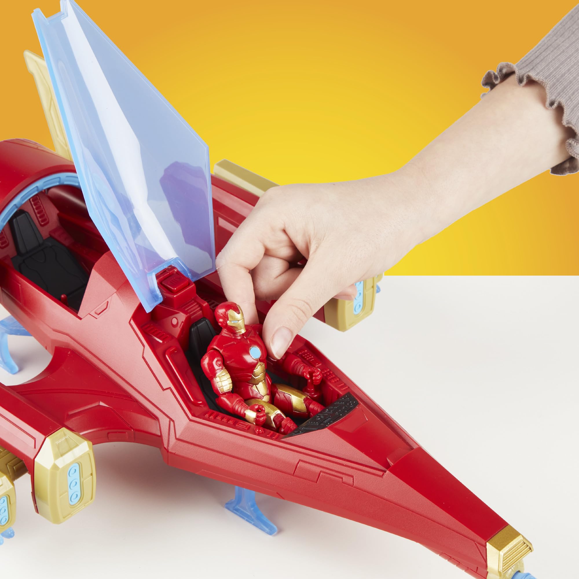 hasbro-iron-man-jet-r-pulseur-epic-hero-10-cm image 5