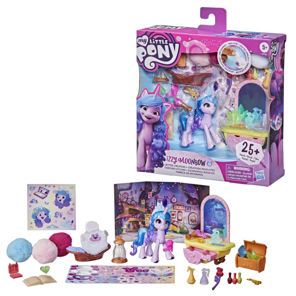my-little-pony-sparkling-scenes-izzy-figurine-f2935-new-generation image 1