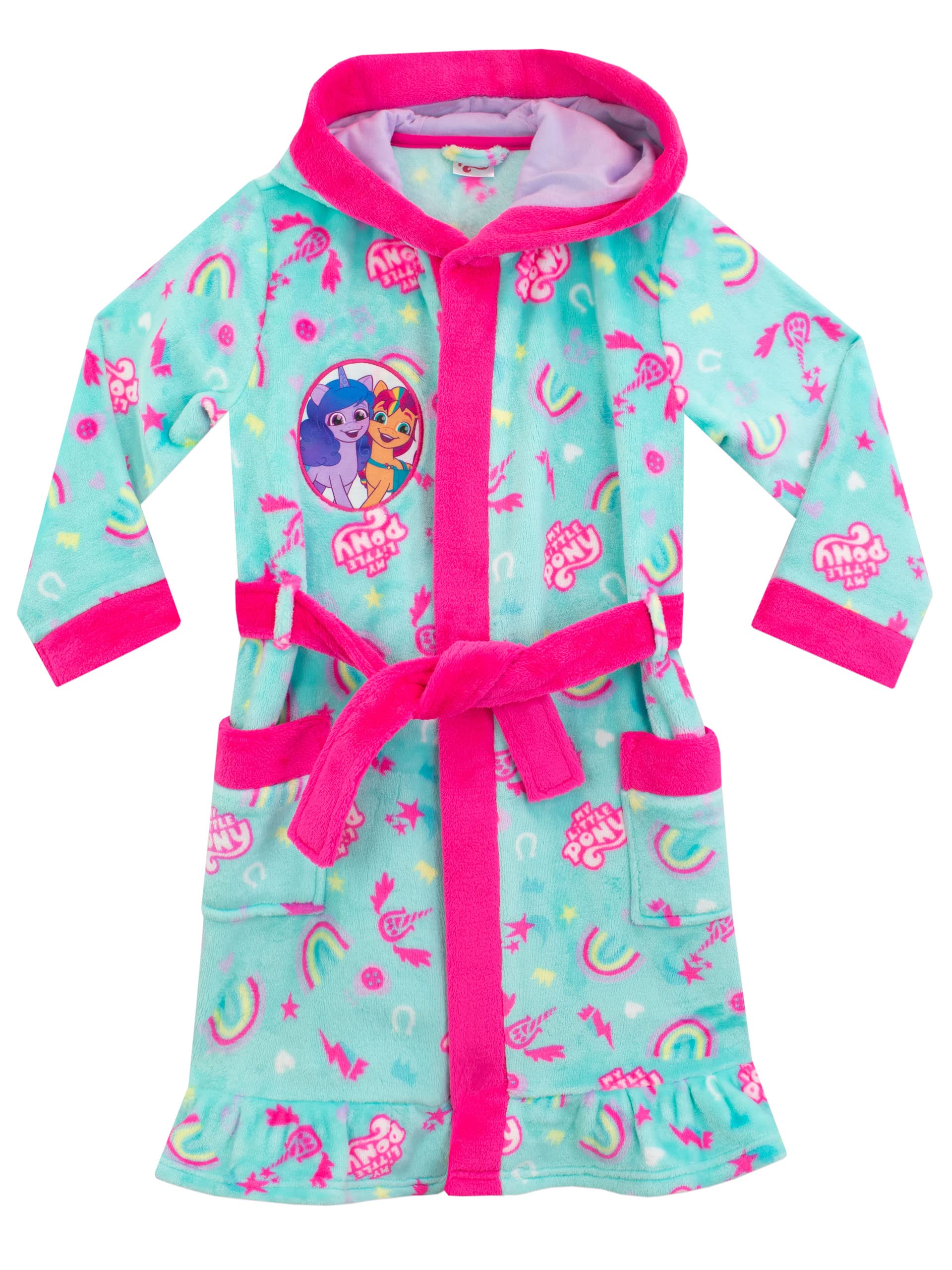 my-little-pony-robe-de-chambre-fille-5-6-ans-bleue image 1
