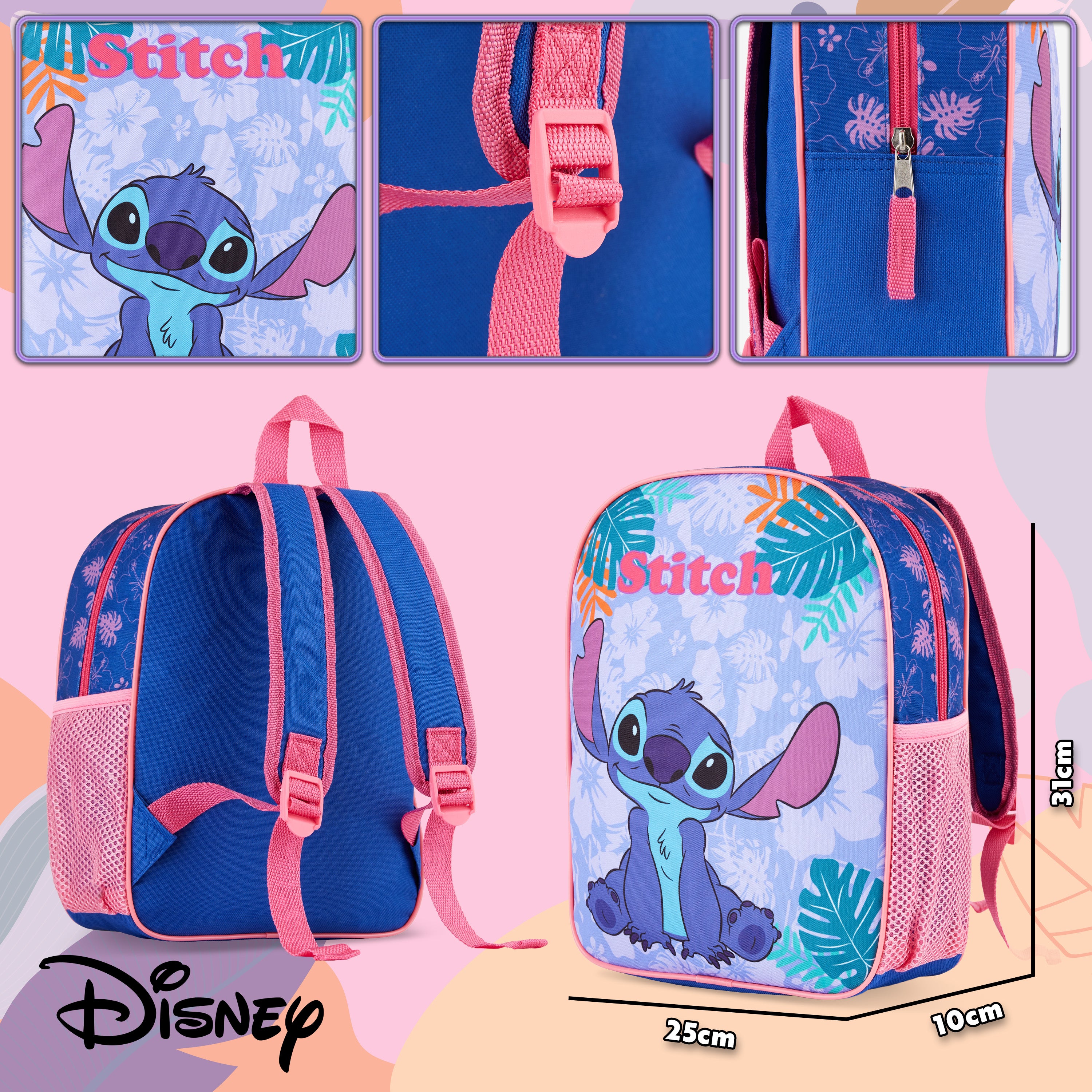 disney-stitch-sac-dos-fille-cole-maternelle-zipp-stitch image 6