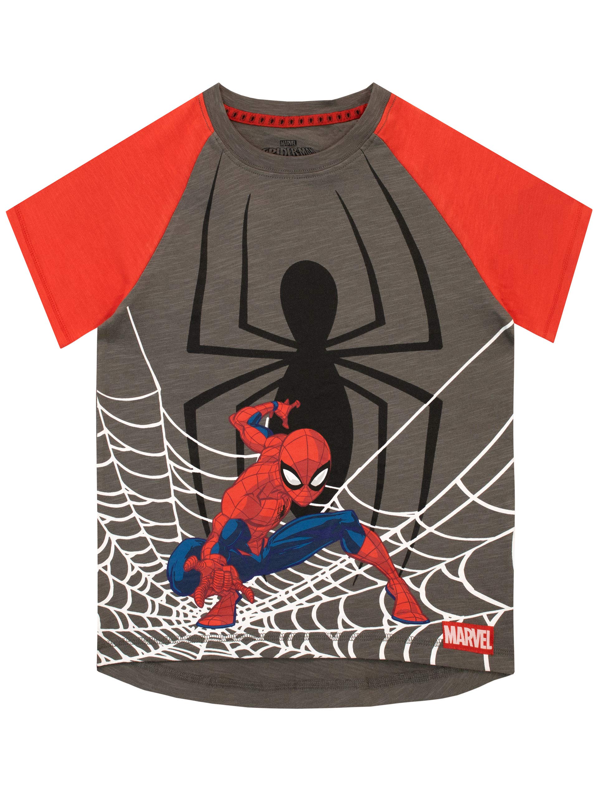 marvel-spider-man-t-shirt-gar-on-coton-7-8-ans-multicolore image 1