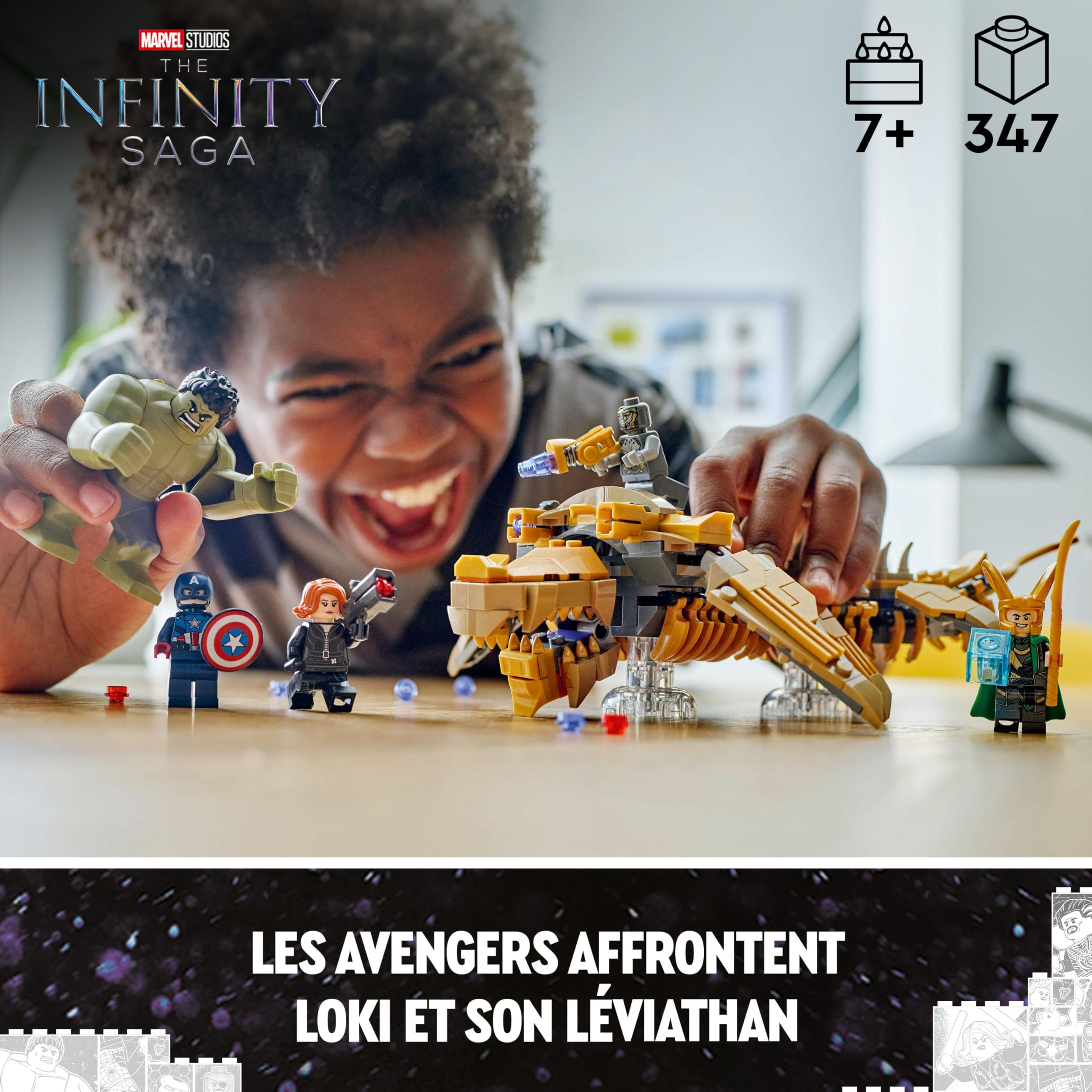 lego-marvel-76290-avengers-contre-l-viathan-jeu-347-pcs-7-ans image 2