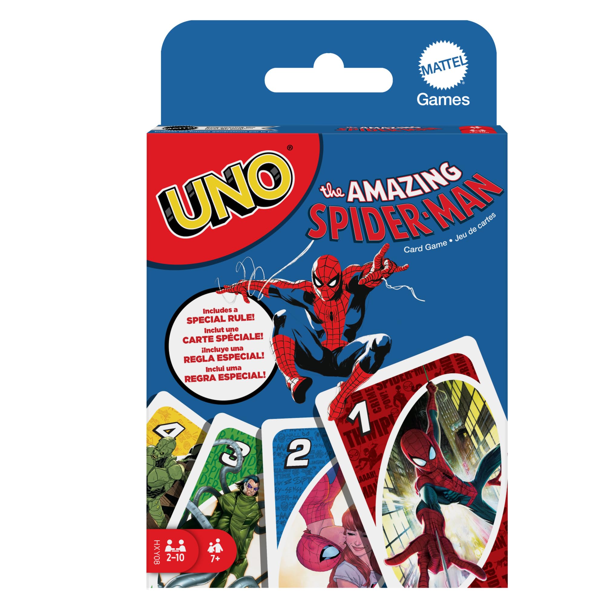 mattel-uno-spider-man-jeu-de-cartes-hxt27-d-s-7-ans image 1