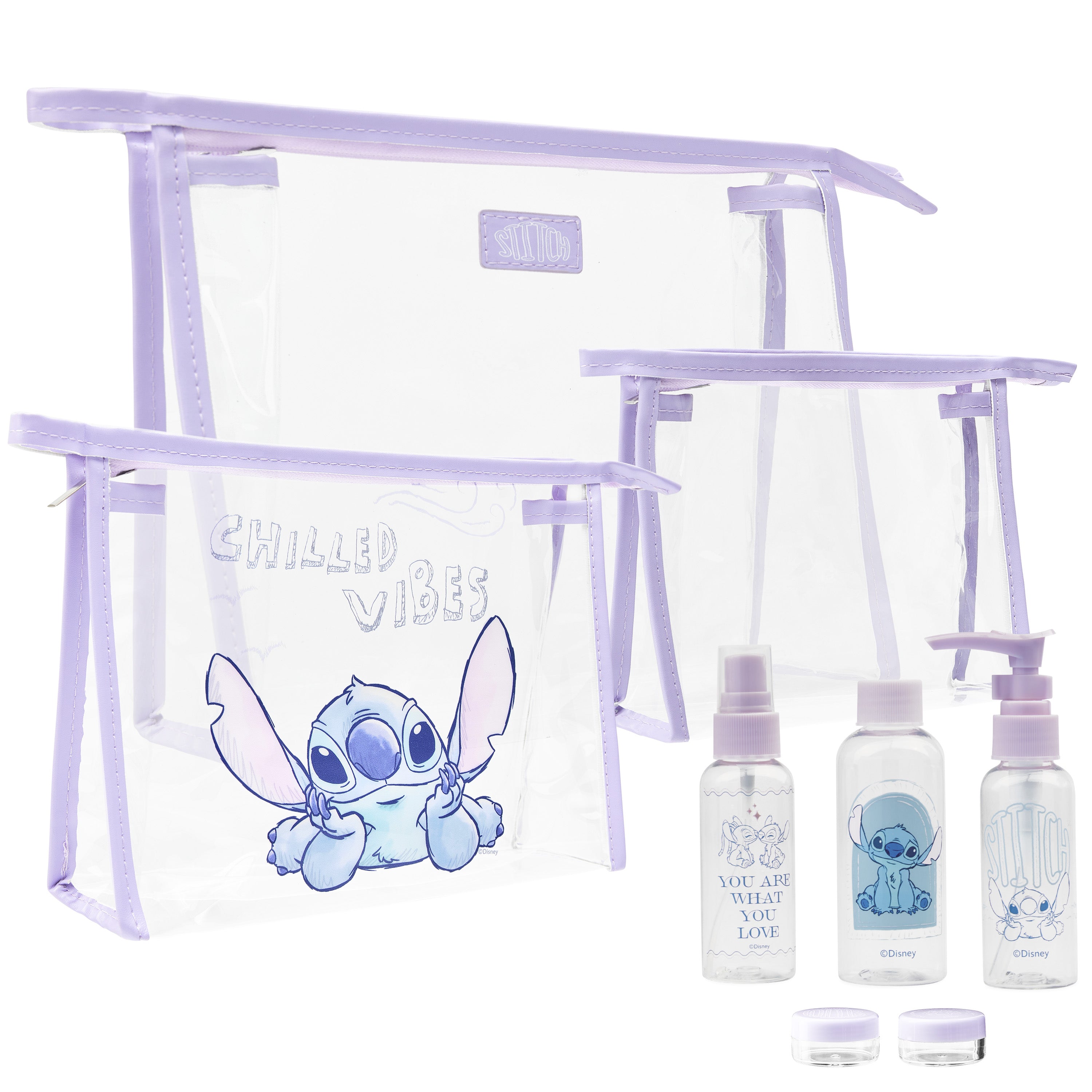 disney-stitch-kit-voyage-trousse-maquillage-8-pi-ces-avion image 1