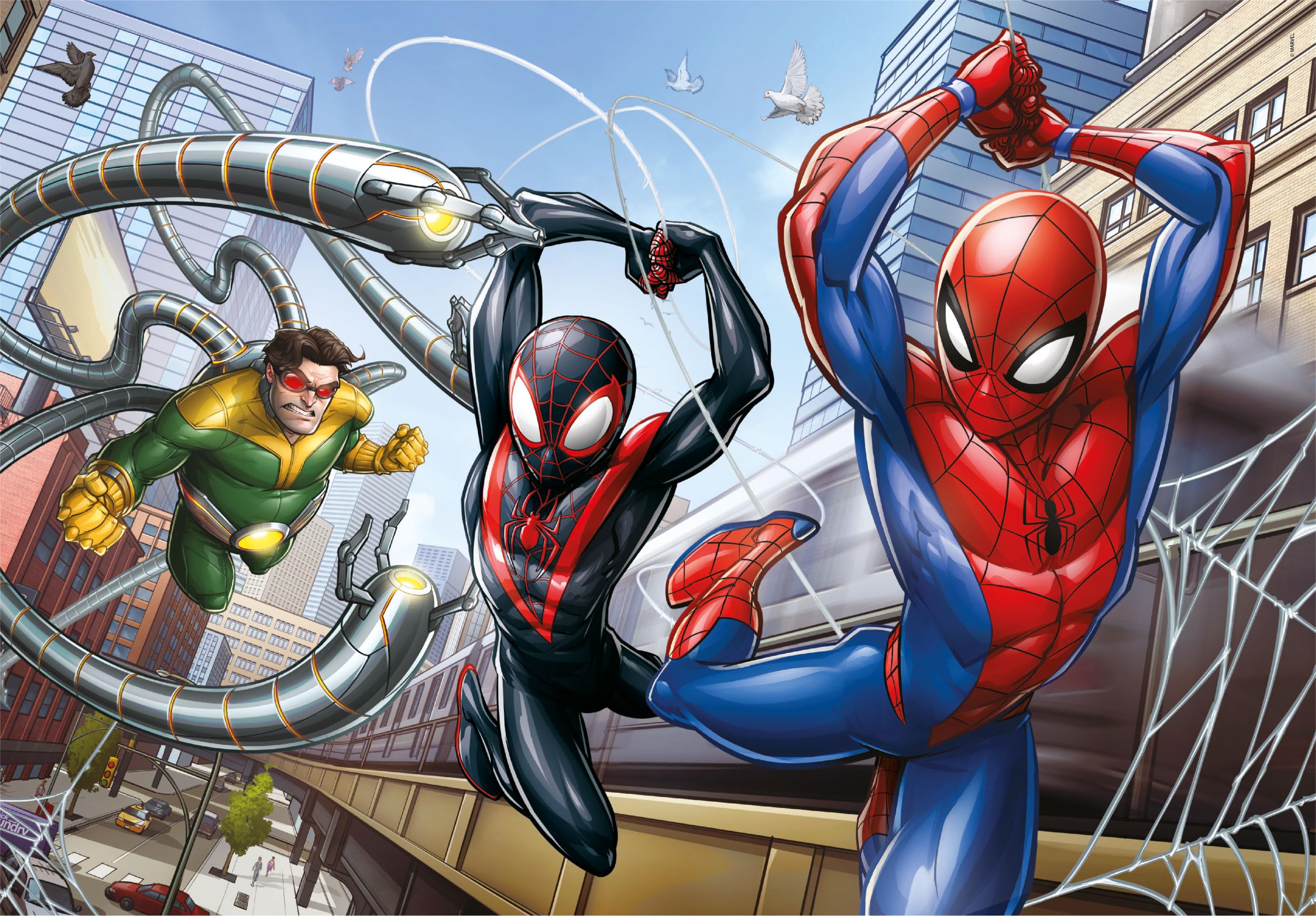 clementoni-marvel-spider-man-puzzle-104-pi-ces-enfant image 2