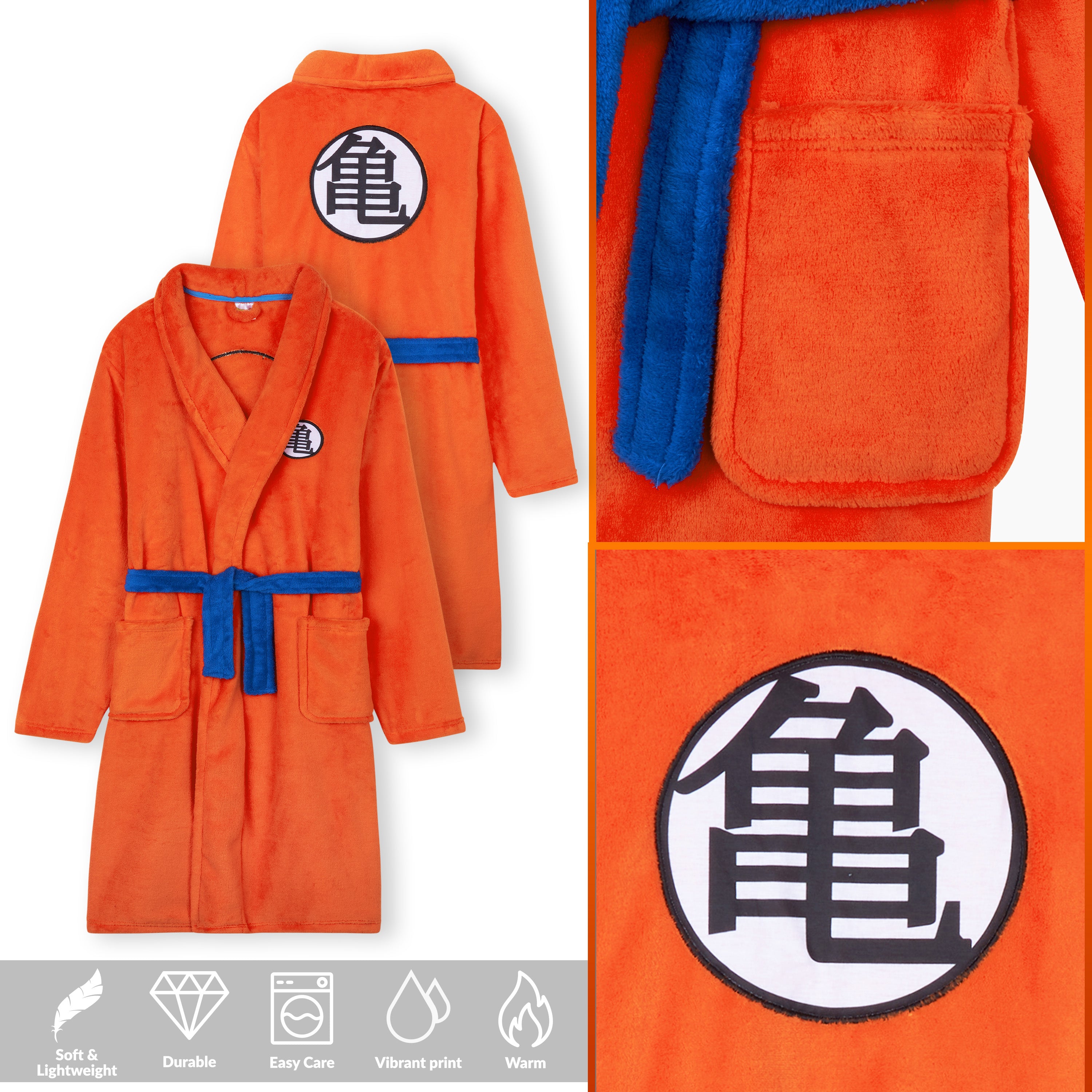 get-trend-boys-dragon-ball-z-peignoir-gar-on-11-12-ans-polaire image 3