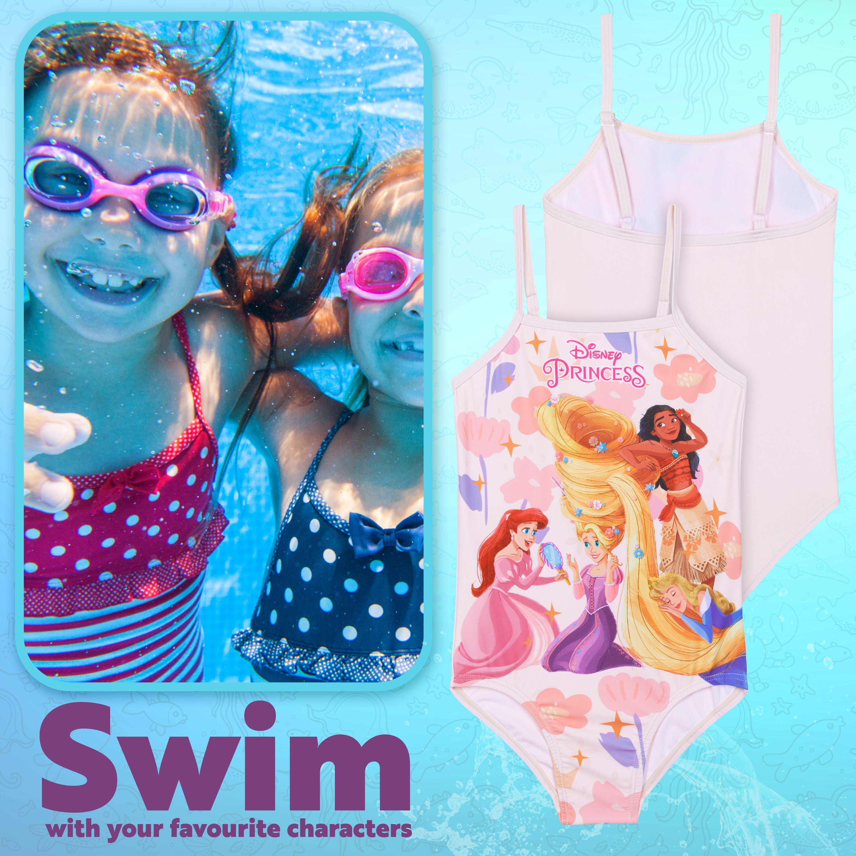 disney-princess-maillot-de-bain-fille-1-pi-ce-5-6-ans-bretelles image 3