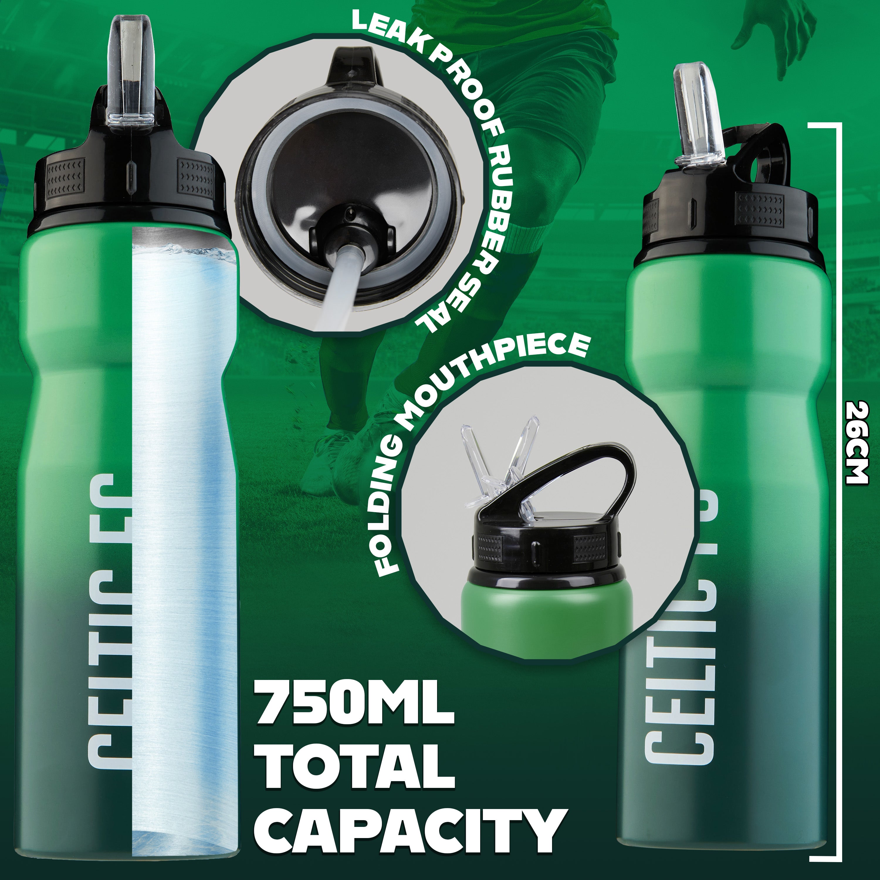 celtic-fc-gourde-aluminium-750-ml-avec-paille image 6