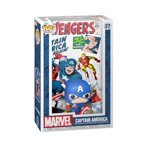 funko-pop-comic-cover-avengers-4-captain-america-figurine image 8