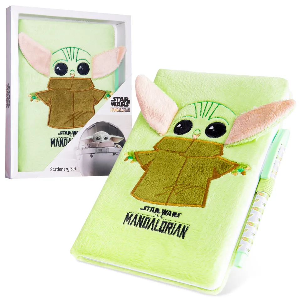 mandalorian-carnet-a5-baby-yoda-stylo-96-pages image 1