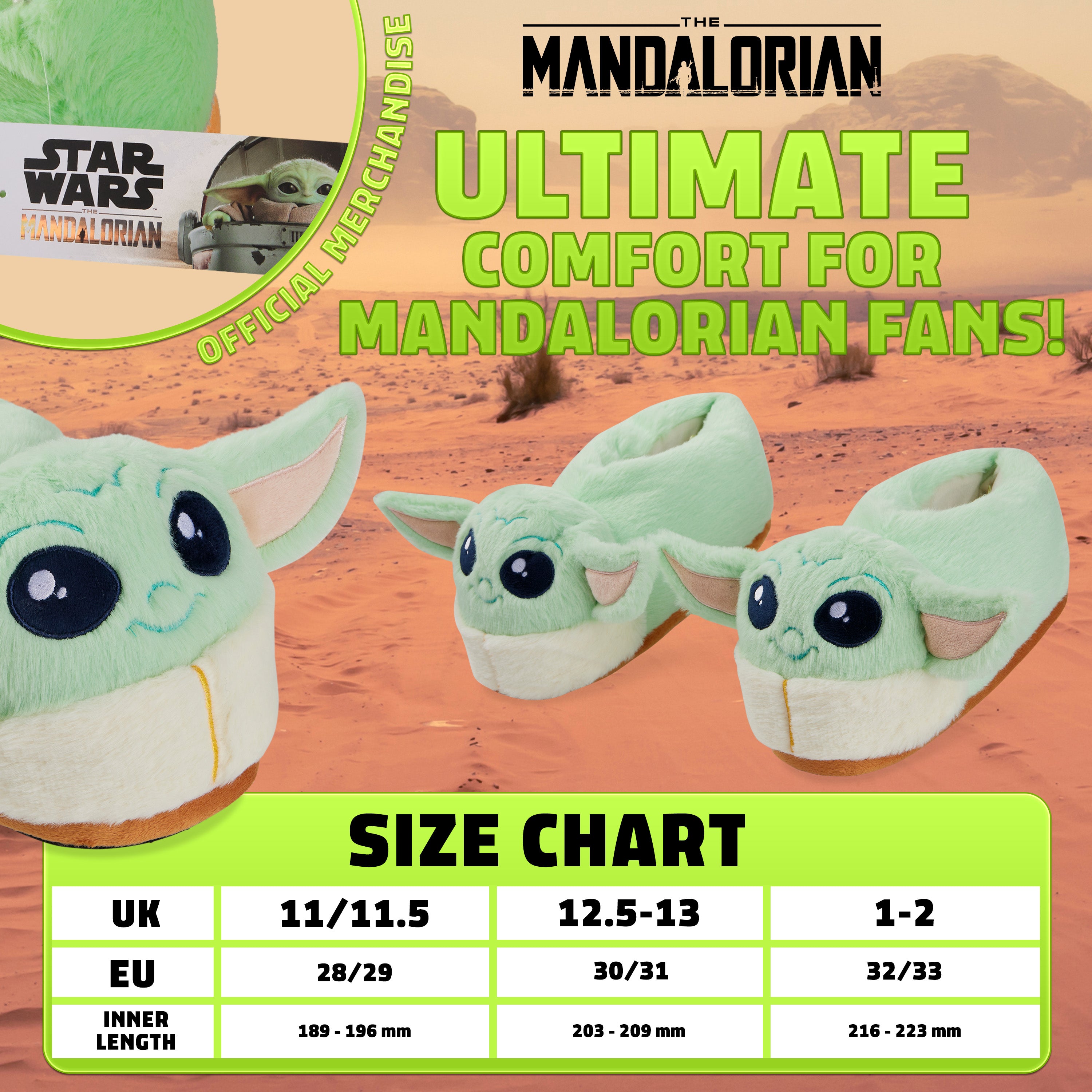 disney-baby-yoda-chaussons-enfant-3d-peluche-vert-antidescapant image 6