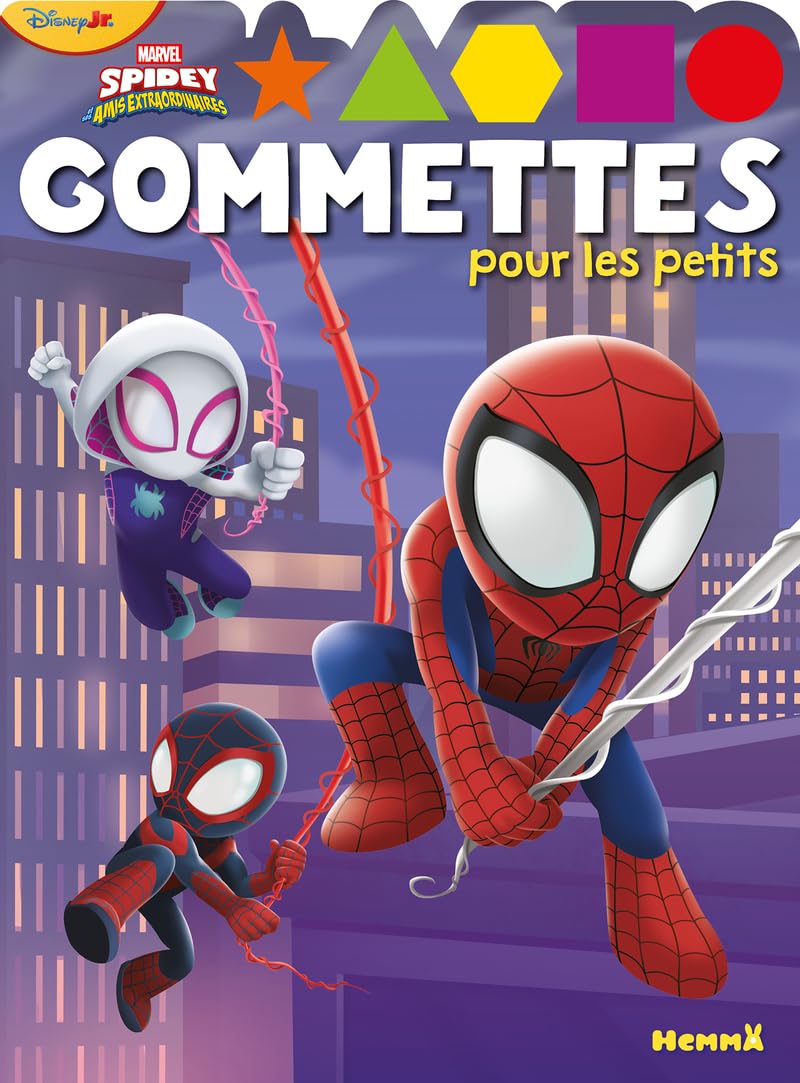 marvel-spidey-gommettes-pour-les-petits-livre-3-ans image 1