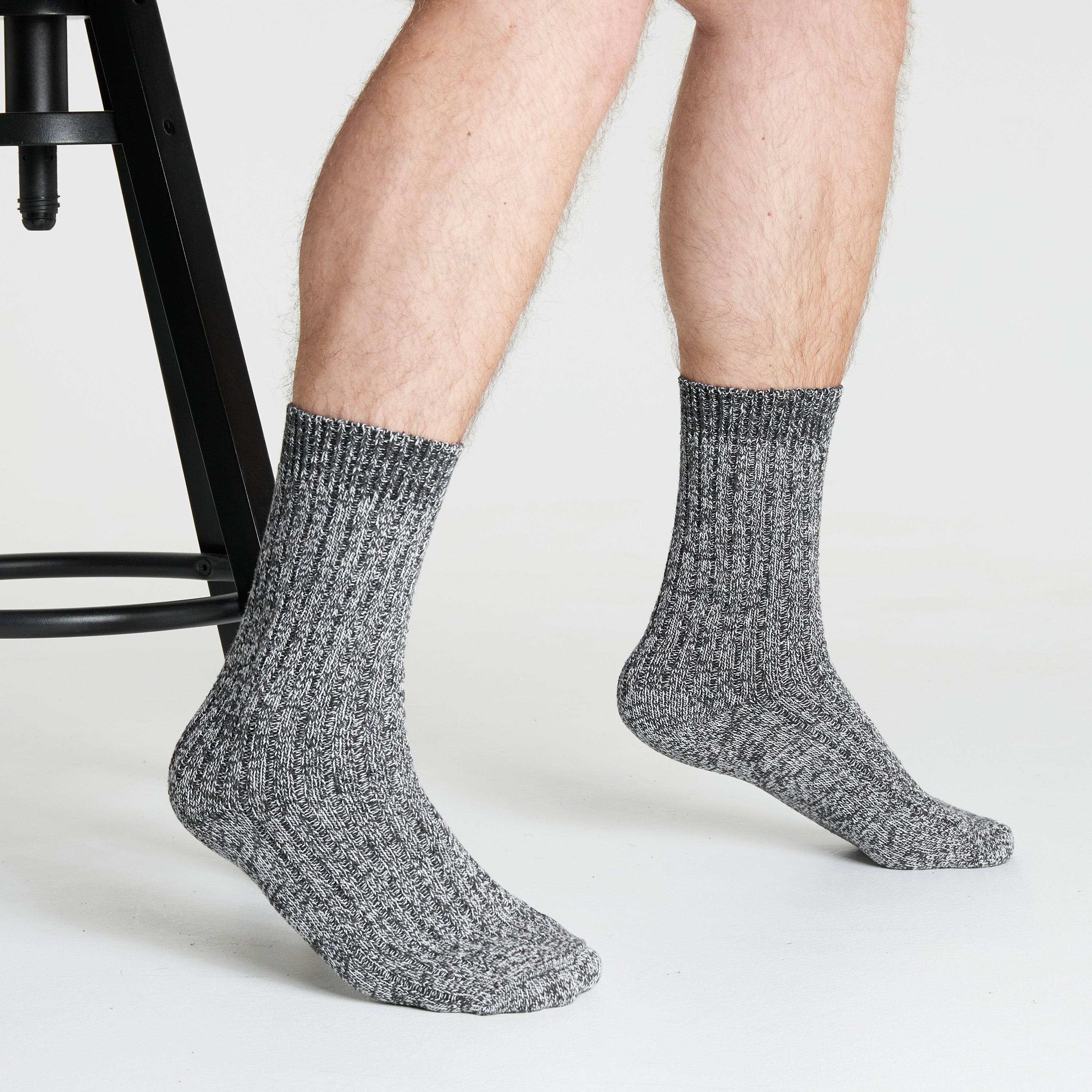 citycomfort-men-chaussettes-basses-laine-lot-5-taille-6-9 image 5