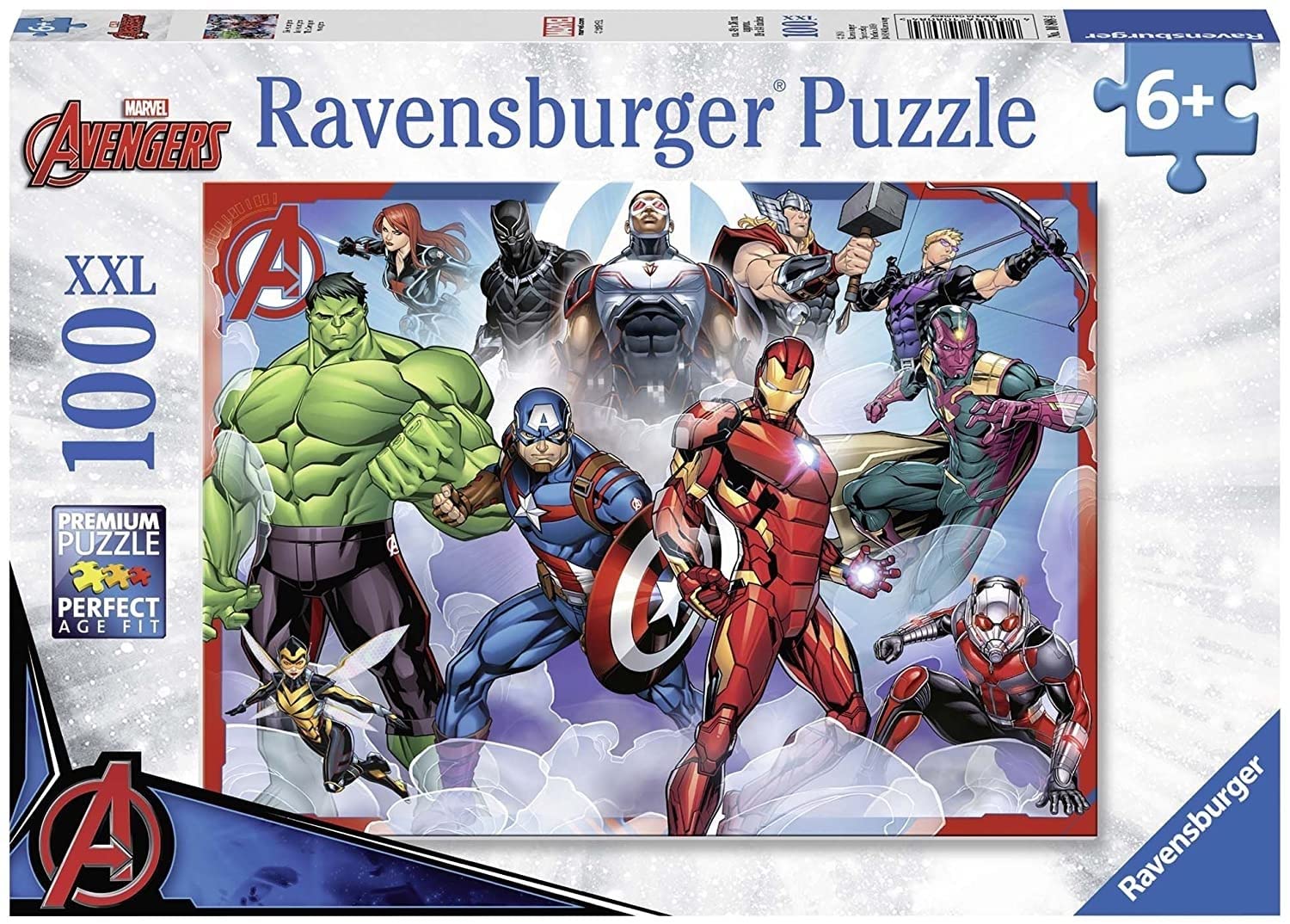 ravensburger-marvel-avengers-puzzle-100-pi-ces-xxl-49x36-cm image 1