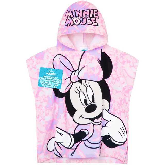 minnie-mouse-poncho-bain-enfant-rose-2-6-ans image 1