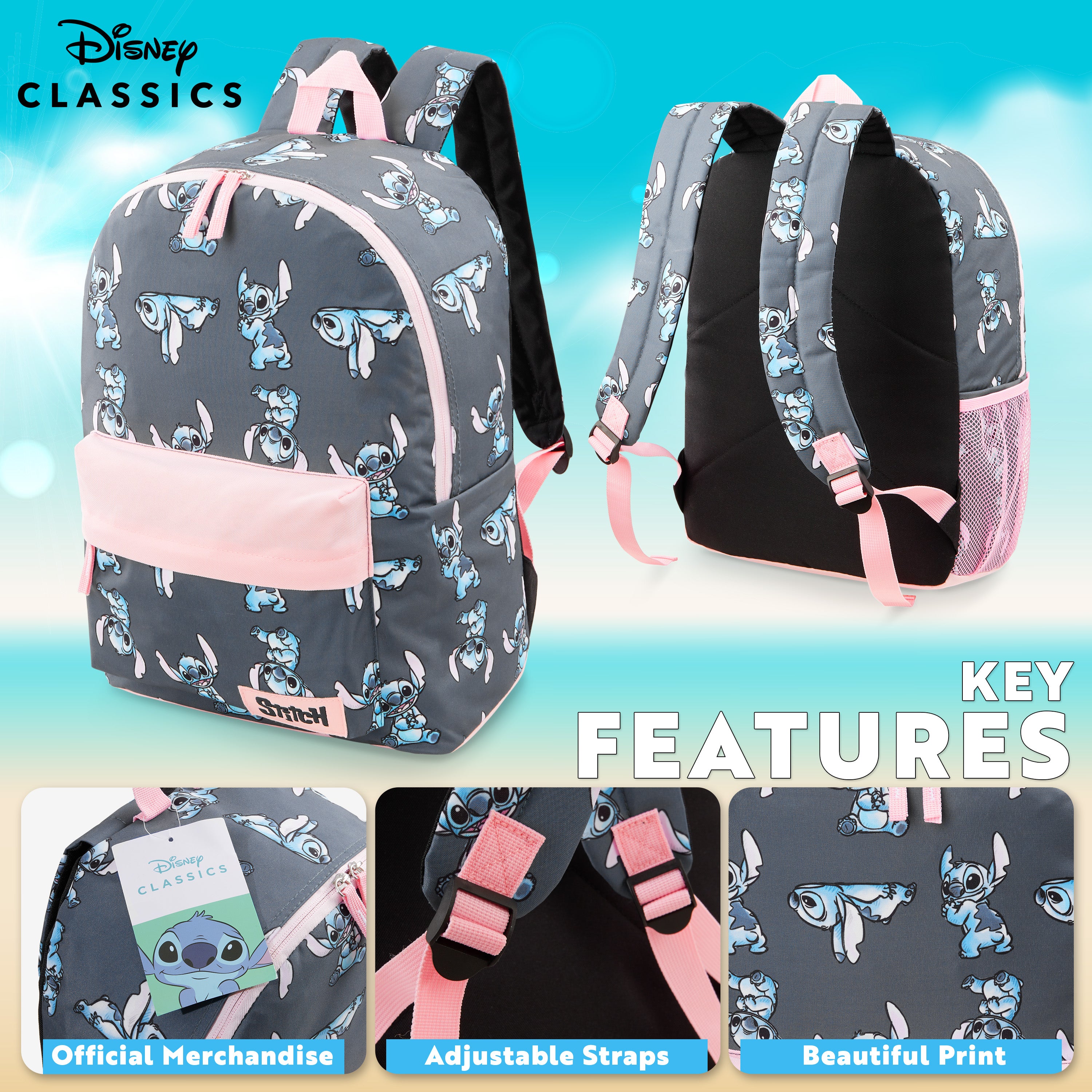 get-trend-school-supplies-disney-stitch-sac-dos-fille-cole image 3