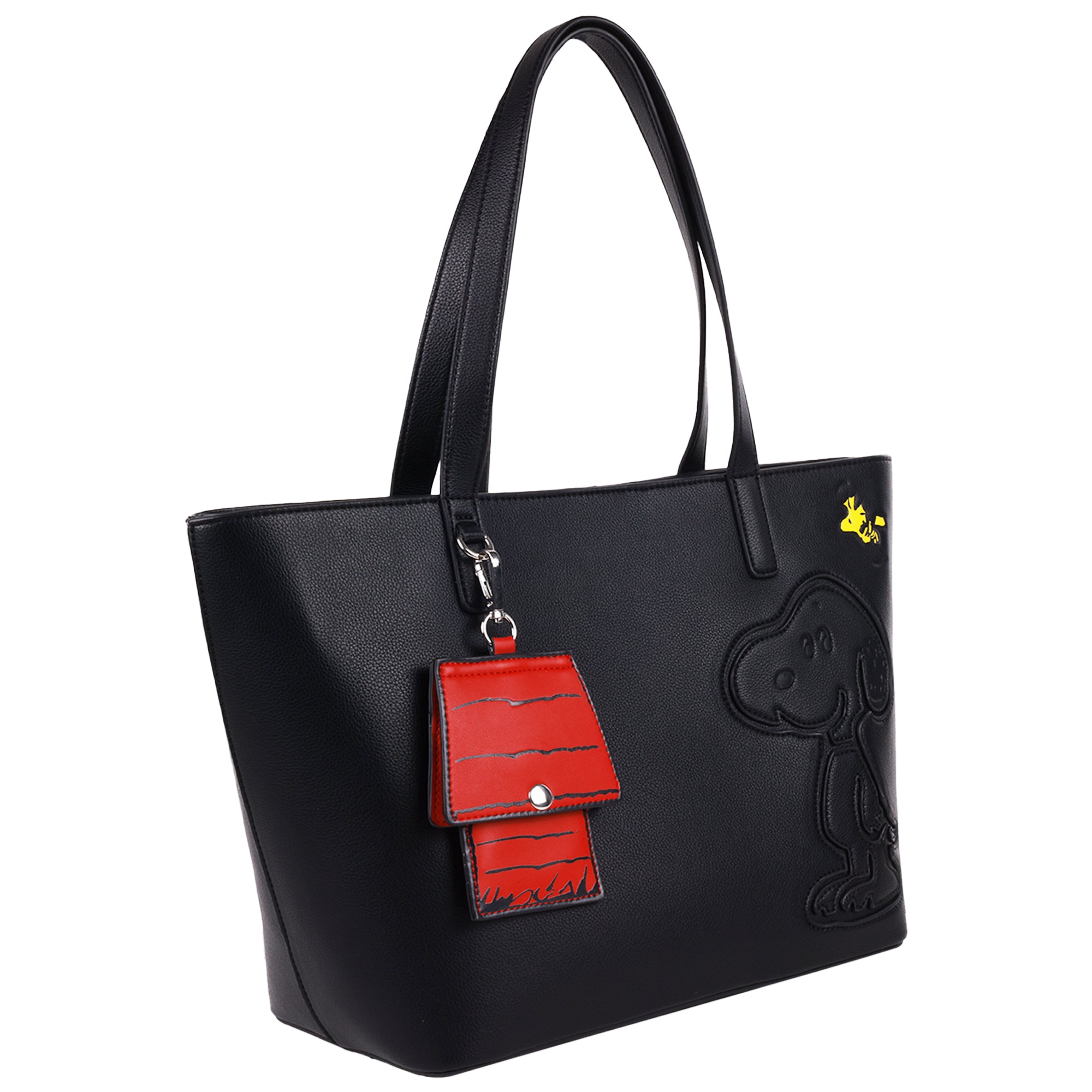 danielle-nicole-peanuts-tote-bag-snoopy-noir-porte-cartes image 2