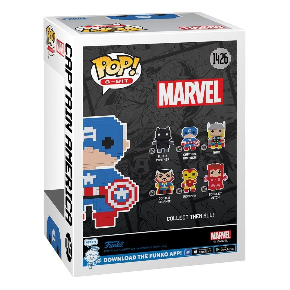 funko-pop-marvel-8-bit-captain-america-figurine-9-5-cm image 2