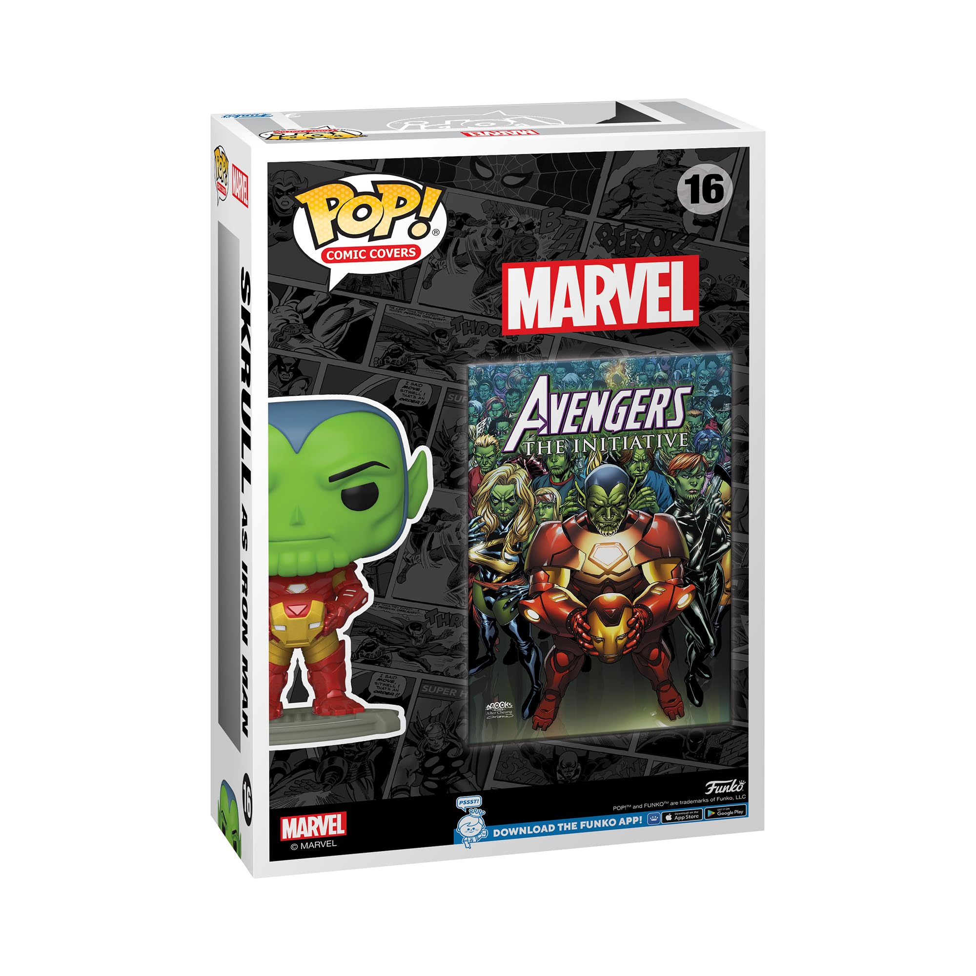 funko-pop-comic-cover-iron-man-skrull-figurine-vinyle image 3