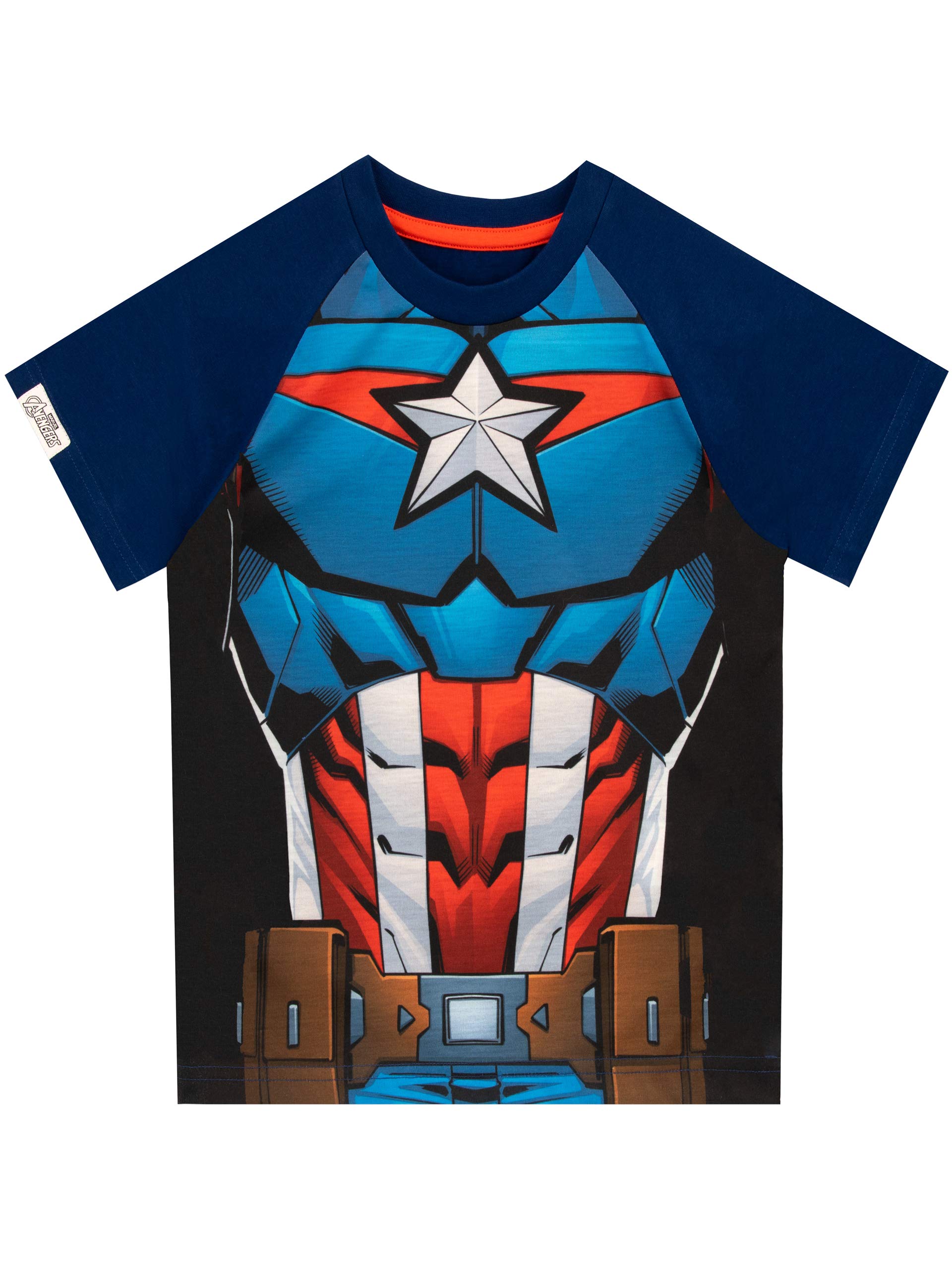marvel-captain-america-t-shirt-gar-on-costume-manches-courtes image 1