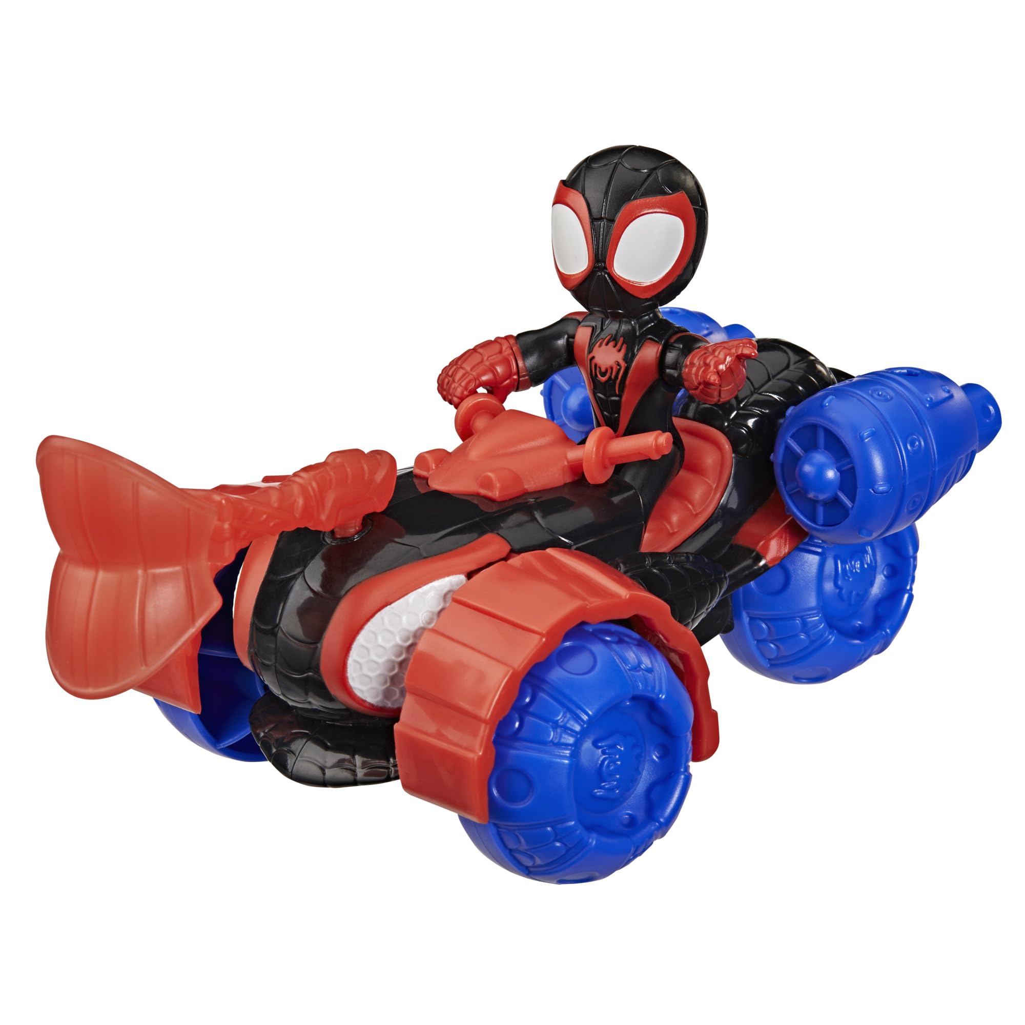 marvel-spidey-figurine-miles-spin-7-5-cm-techno-quad-d-s-3-ans image 1