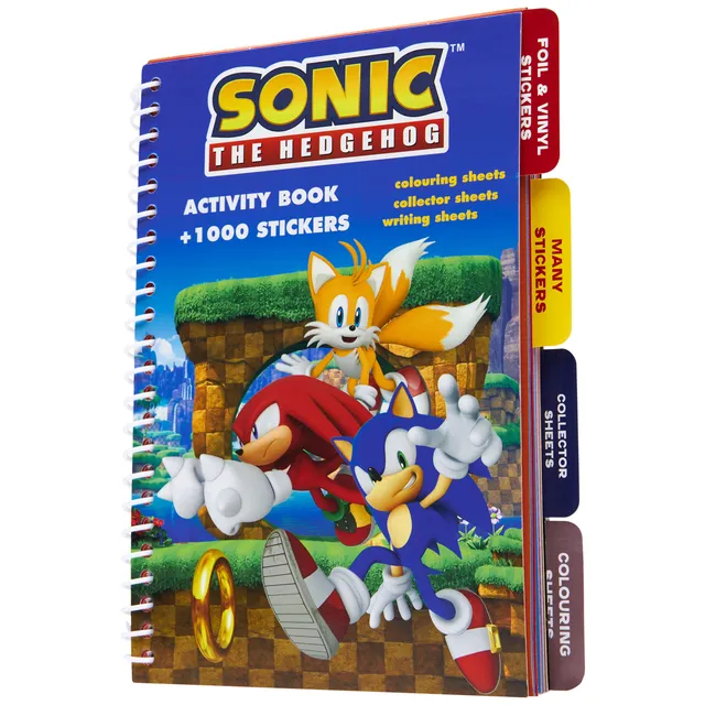 sonic-the-hedgehog-livre-activit-s-stickers-1000-coloriages image 1