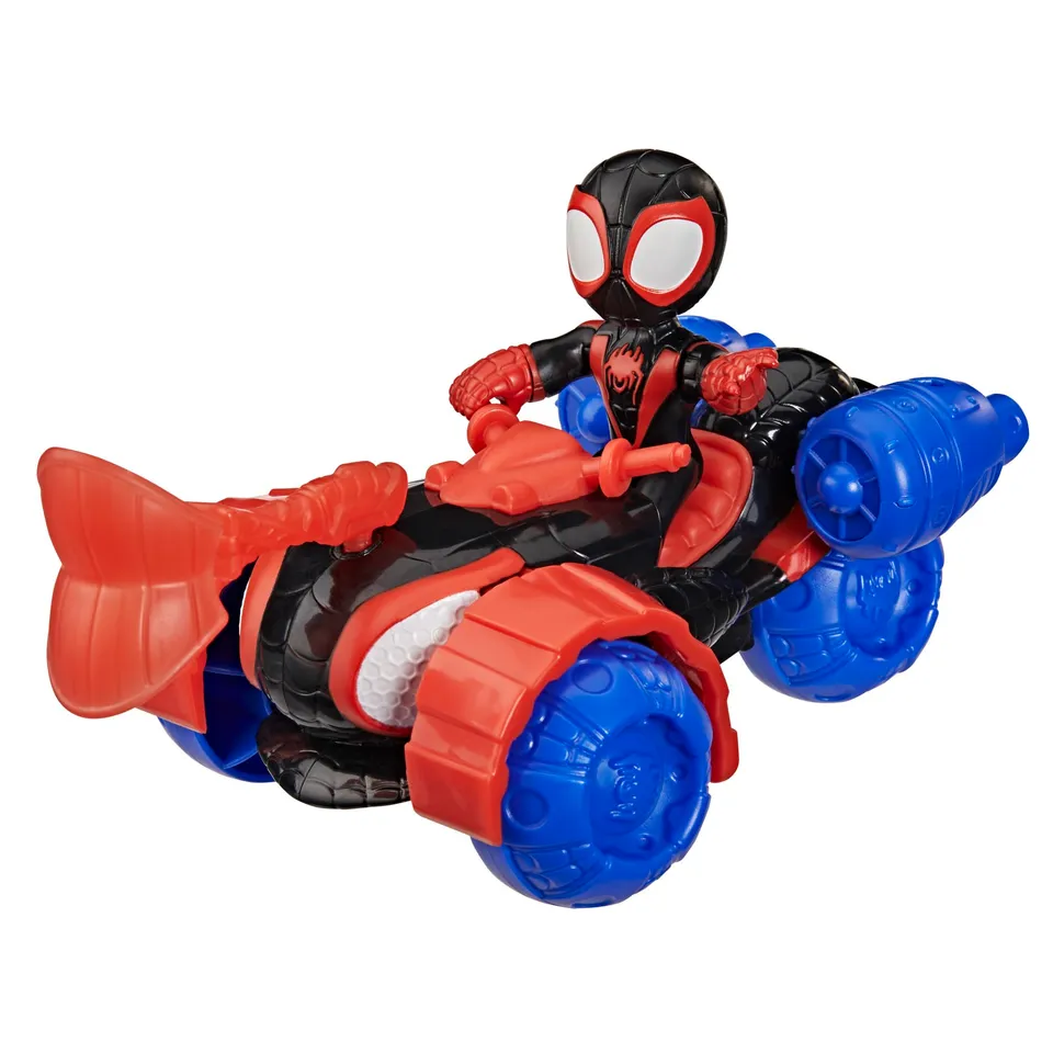 marvel-spidey-figurine-miles-spin-7-5-cm-techno-quad-d-s-3-ans image 1