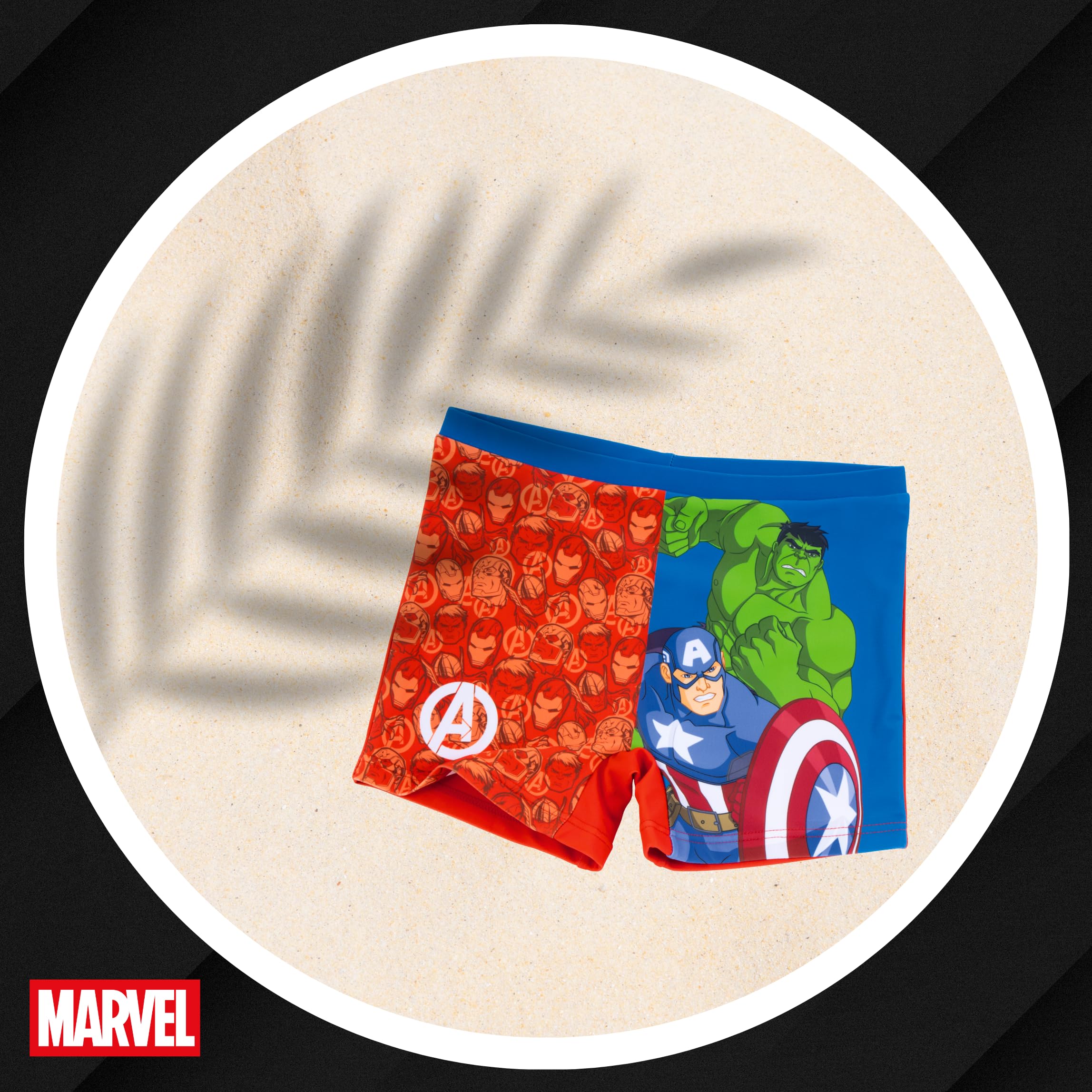 marvel-avengers-short-de-bain-gar-on-rouge-6-ans image 4