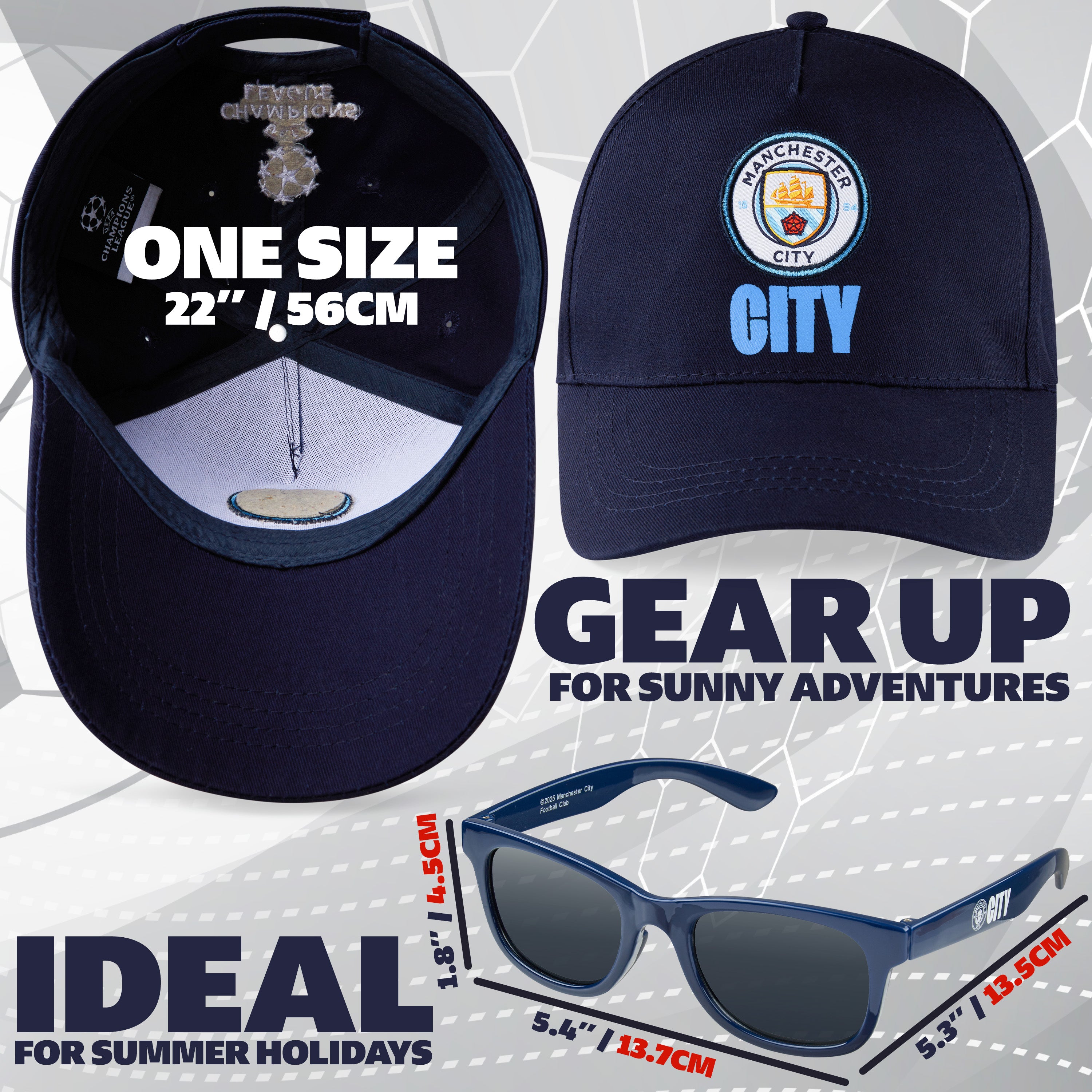 manchester-city-boys-casquette-baseball-lunettes-soleil-uv image 7
