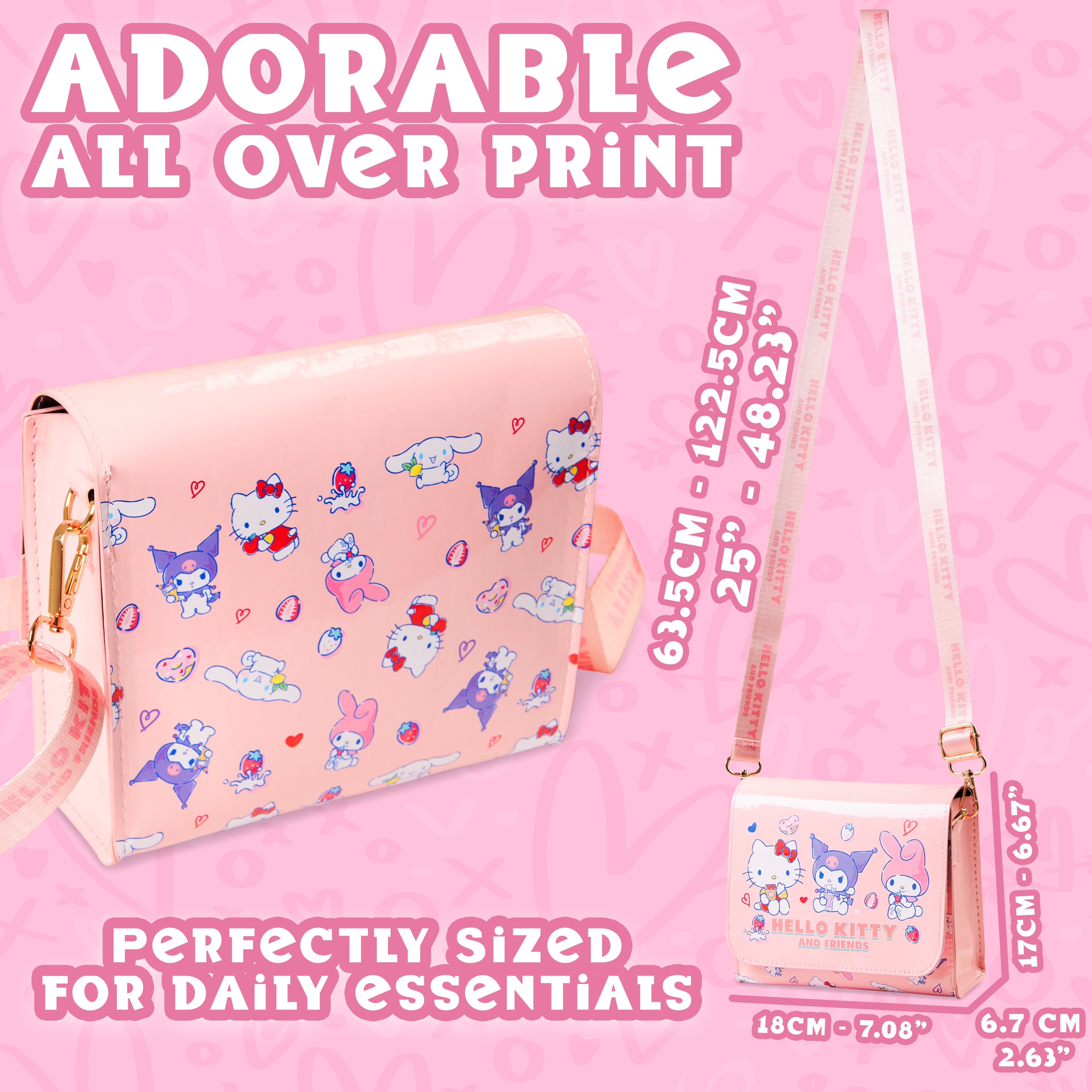 hello-kitty-sac-bandouli-re-fille-r-glable-kawaii image 6