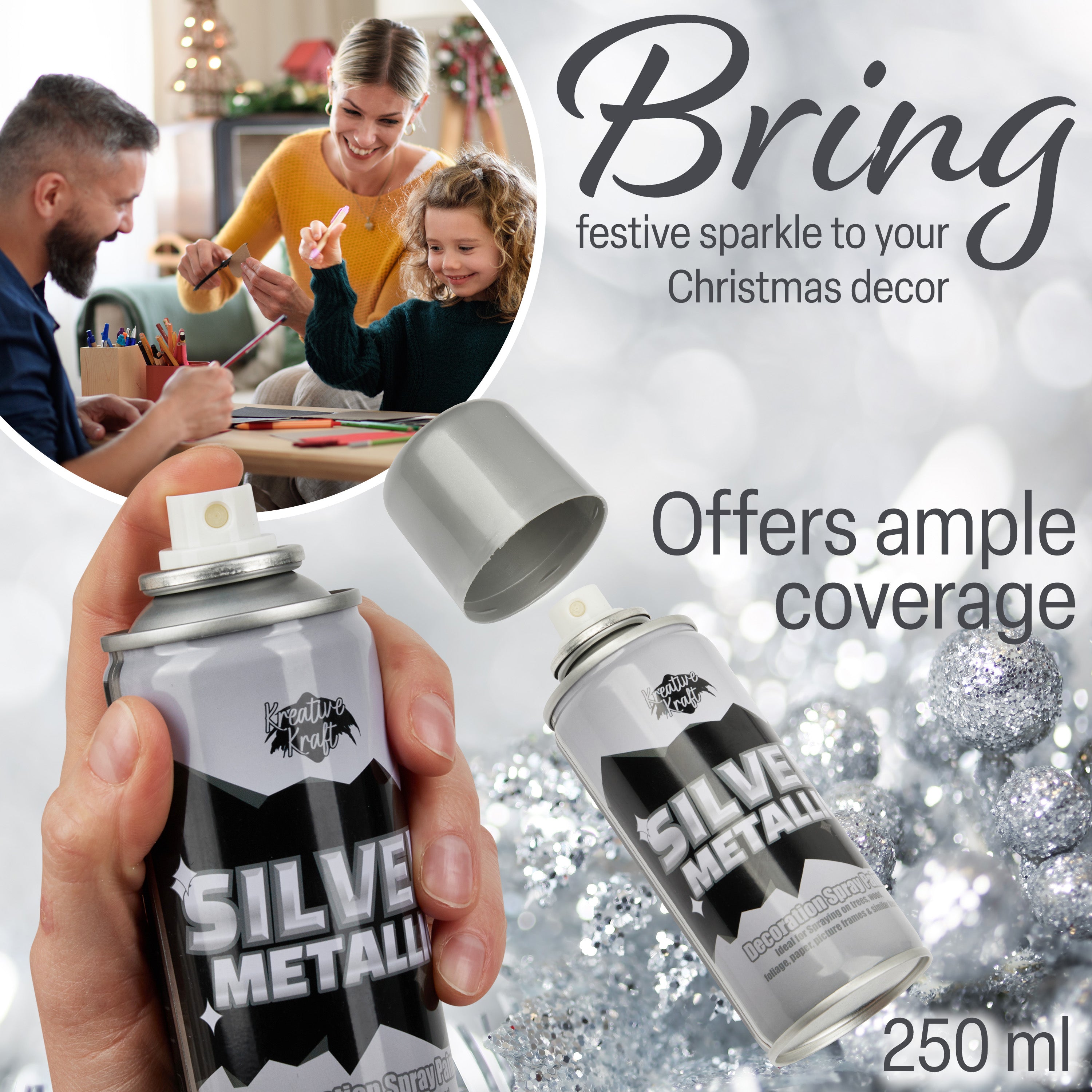 kreativekraft-spray-peinture-argent-m-tallique-250ml-no-l image 5