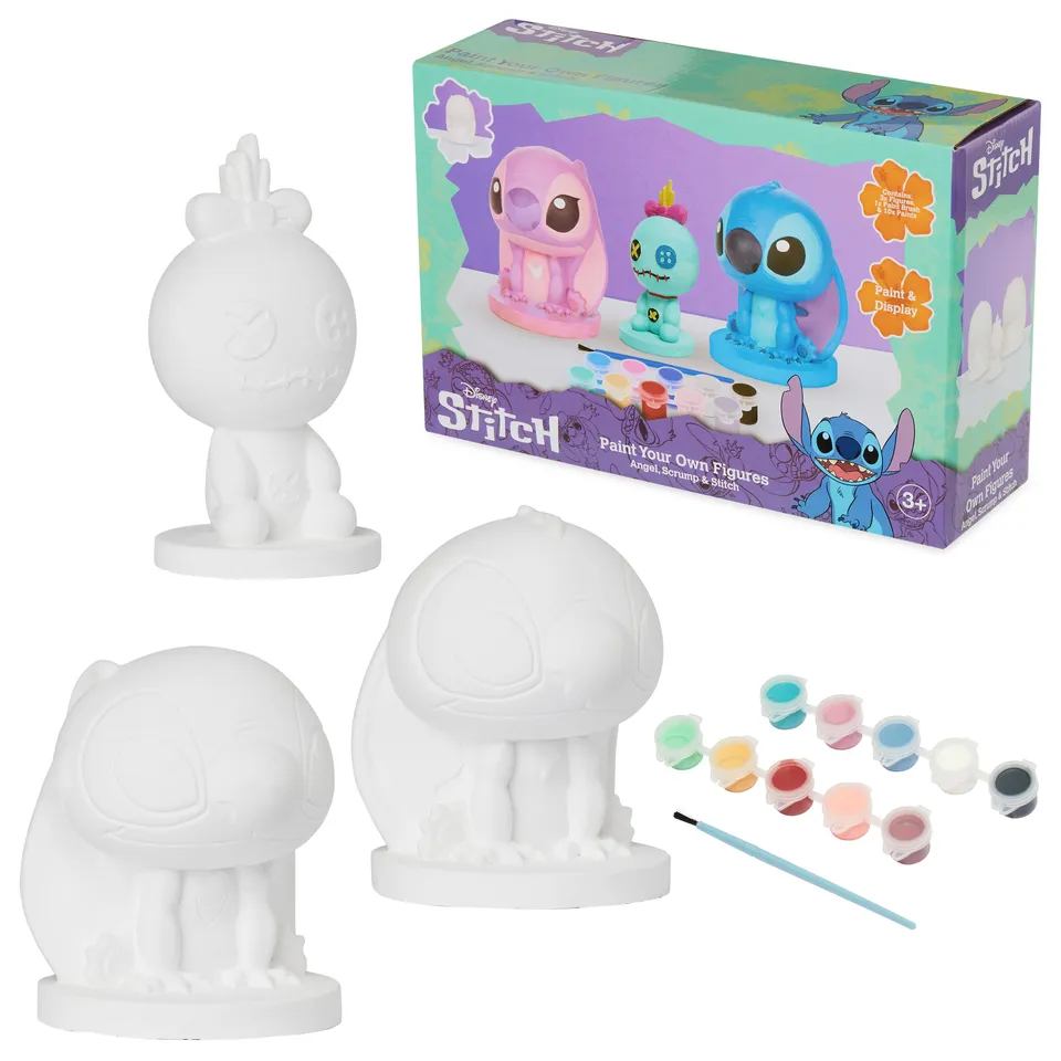 disney-stitch-kit-peinture-figurines-pl-tre-3-pack-enfant image 1