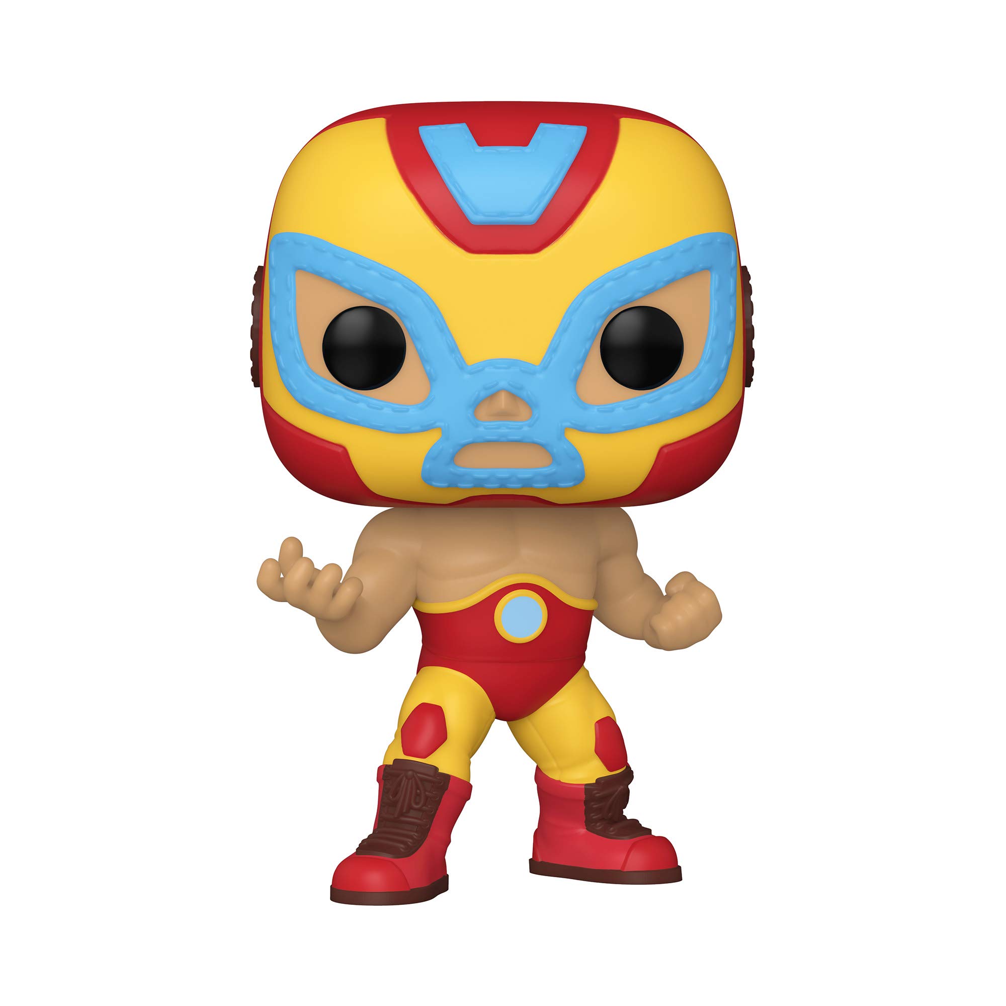 funko-pop-marvel-luchadores-iron-man-figurine-vinyle-9-5-cm image 2