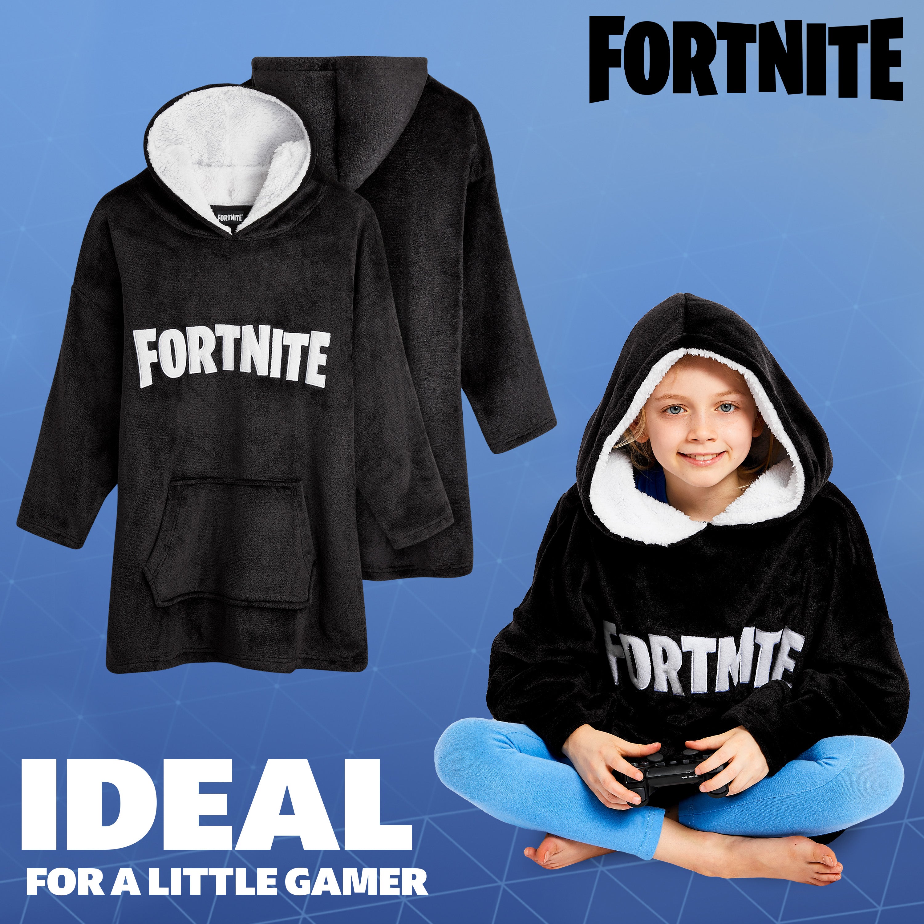 fortnite-hoodie-plaid-polaire-surtaill-ado-14 image 5