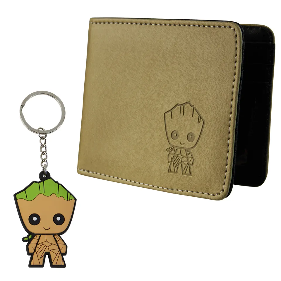 get-trend-marvel-groot-portefeuille-cartes-beige-porte-cl-s-homme image 1