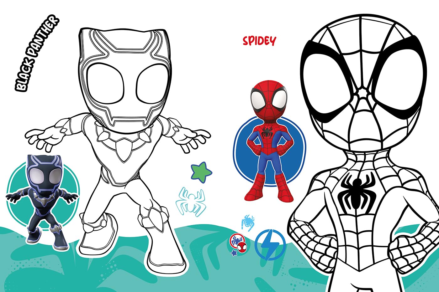 marvel-spidey-et-ses-amis-livre-coloriage-5-ans image 2