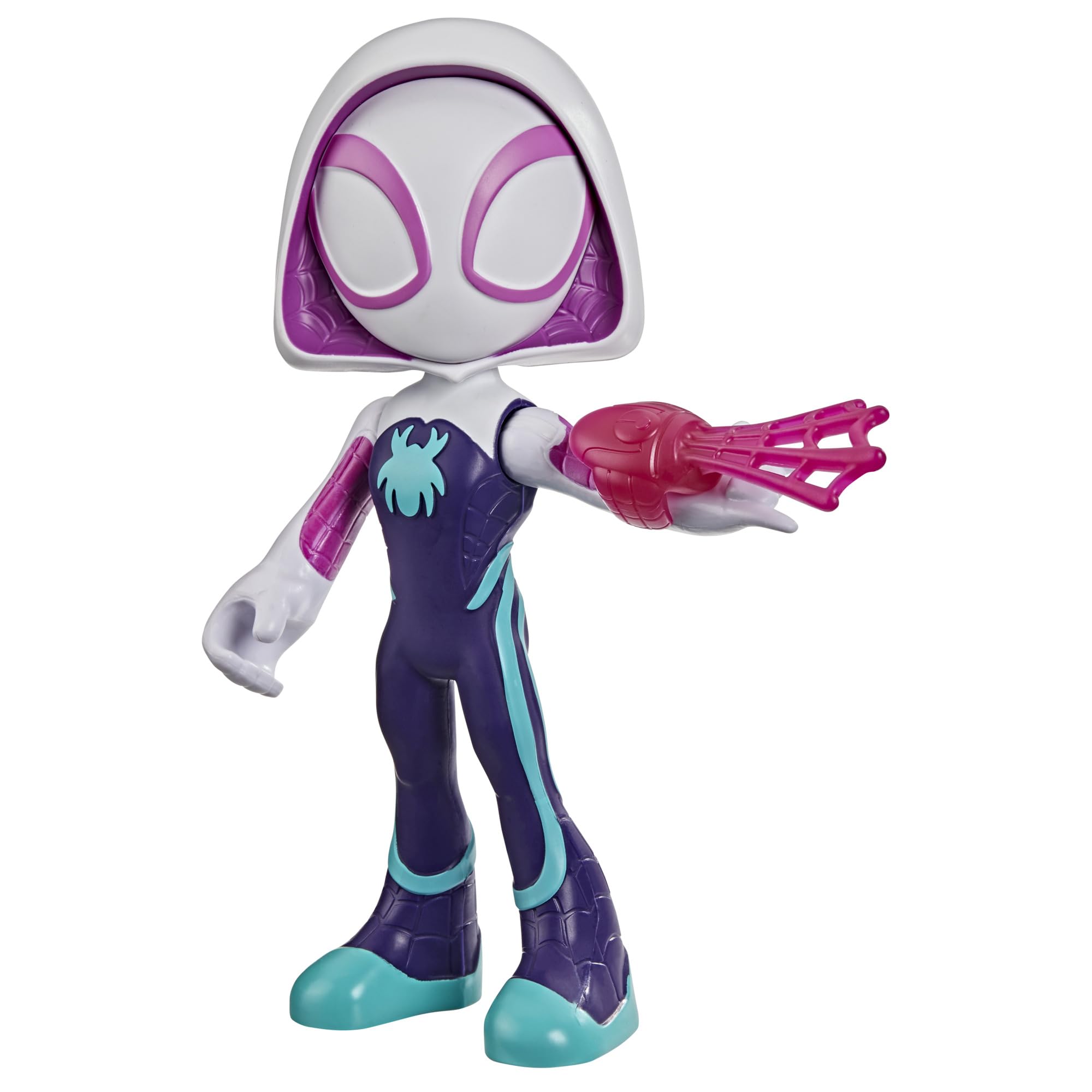 marvel-spidey-ghost-spider-figurine-22-5-cm-blanc-violet-3-ans image 3